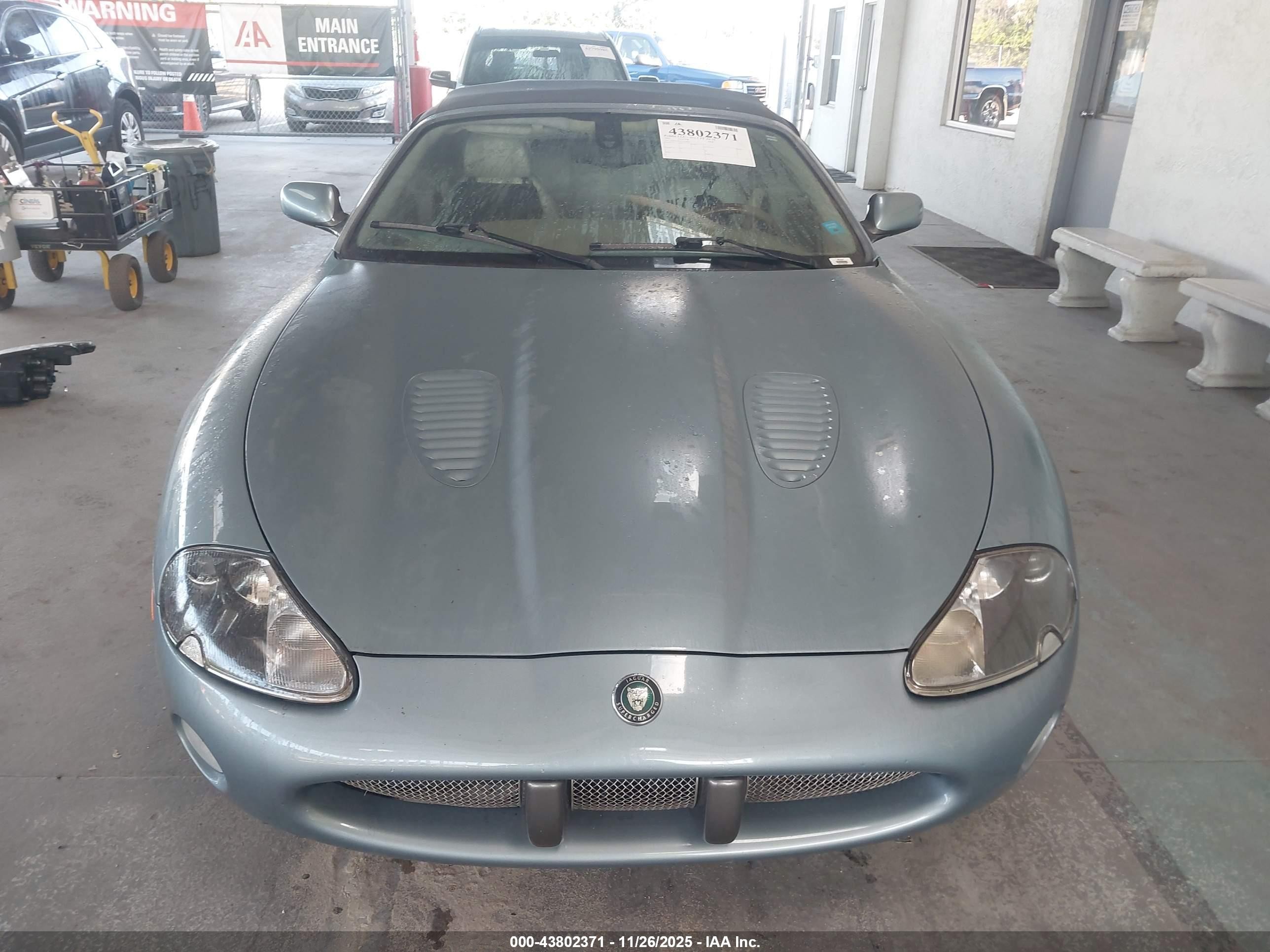 2003 Jaguar Xkr   Light Blue vin: SAJDA42BX33A34653