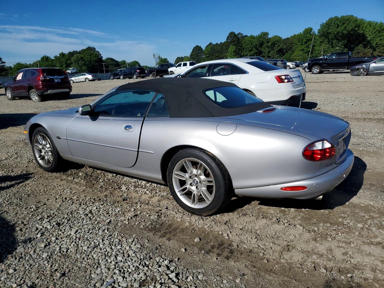 2002 Jaguar Xk8 Silver vin: SAJDA42C02NA29098