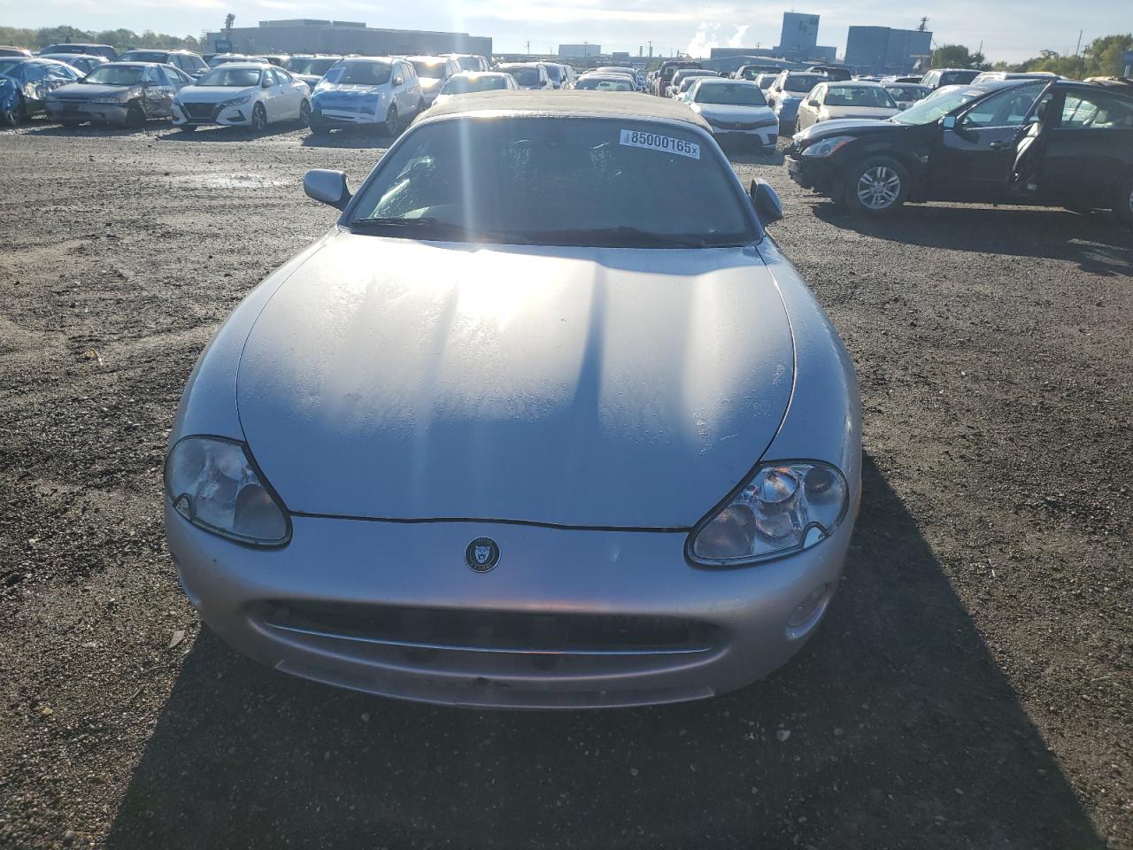2005 Jaguar Xk8 Silver vin: SAJDA42C052A43458
