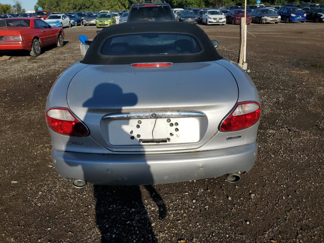 2005 Jaguar Xk8 Silver vin: SAJDA42C052A43458