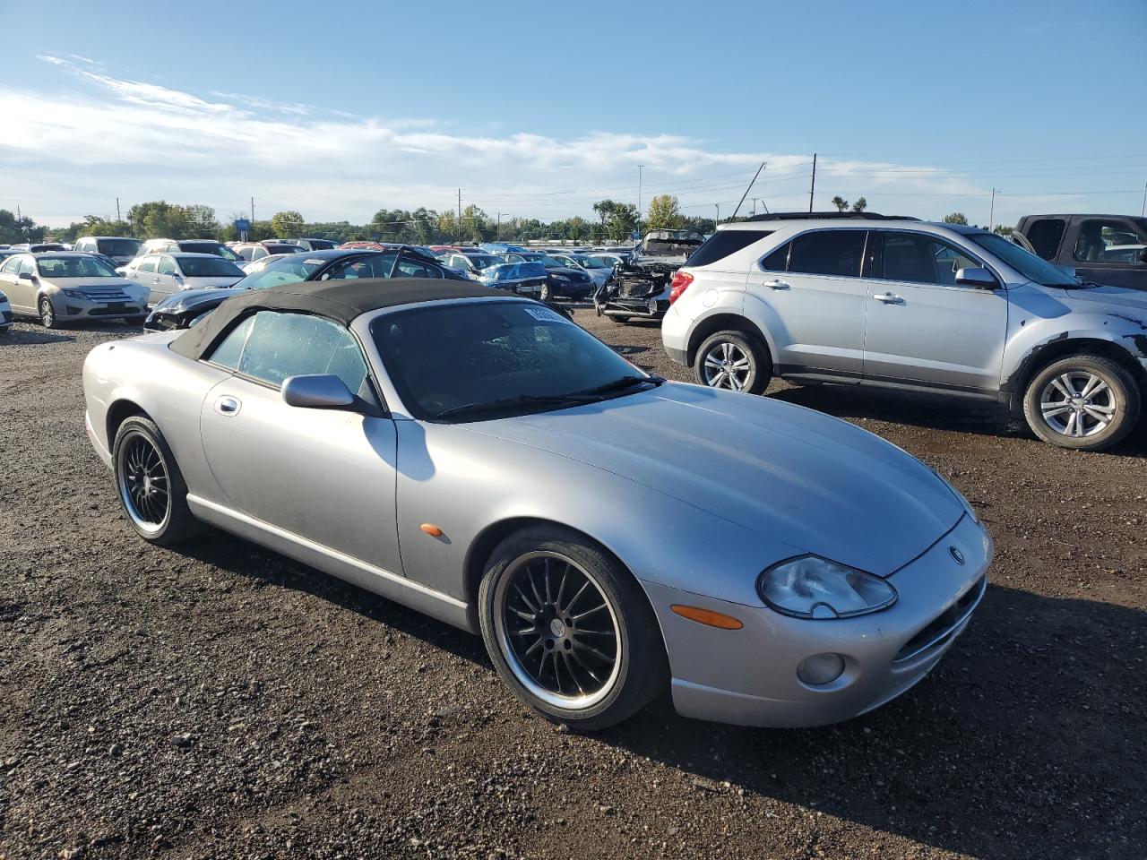 2005 Jaguar Xk8 Silver vin: SAJDA42C052A43458