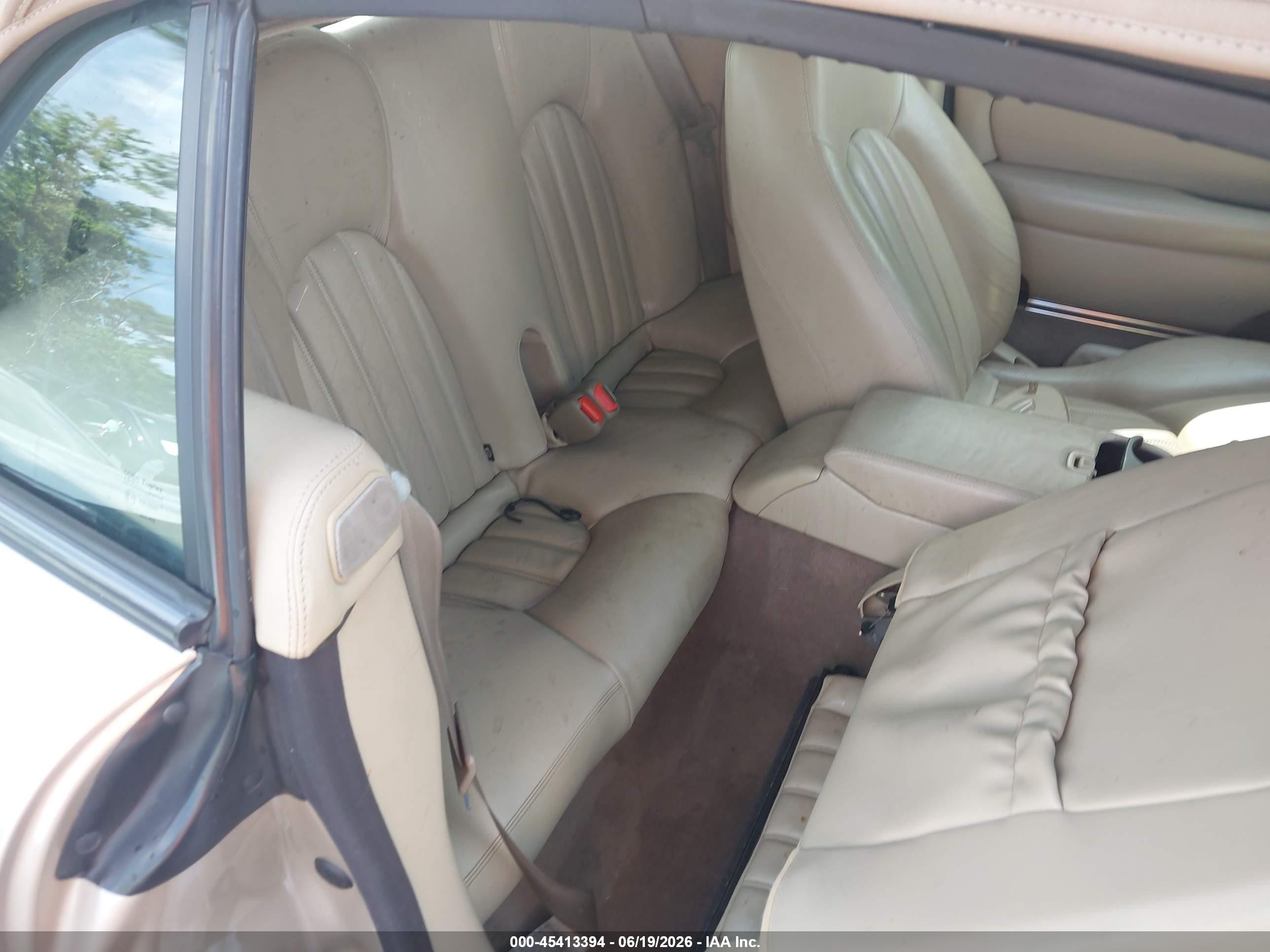 2003 Jaguar Xk8   Gold vin: SAJDA42C132A31395