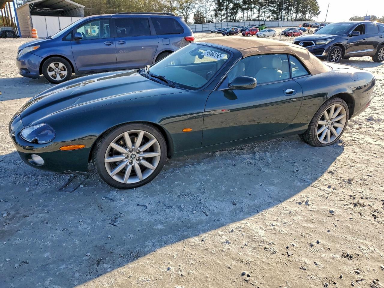2004 Jaguar Xk8 Green vin: SAJDA42C142A40034