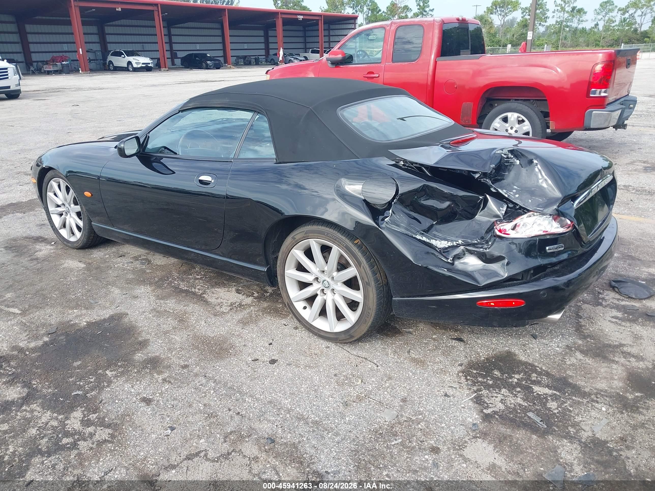 2006 Jaguar Xk8   Black vin: SAJDA42C162A46404