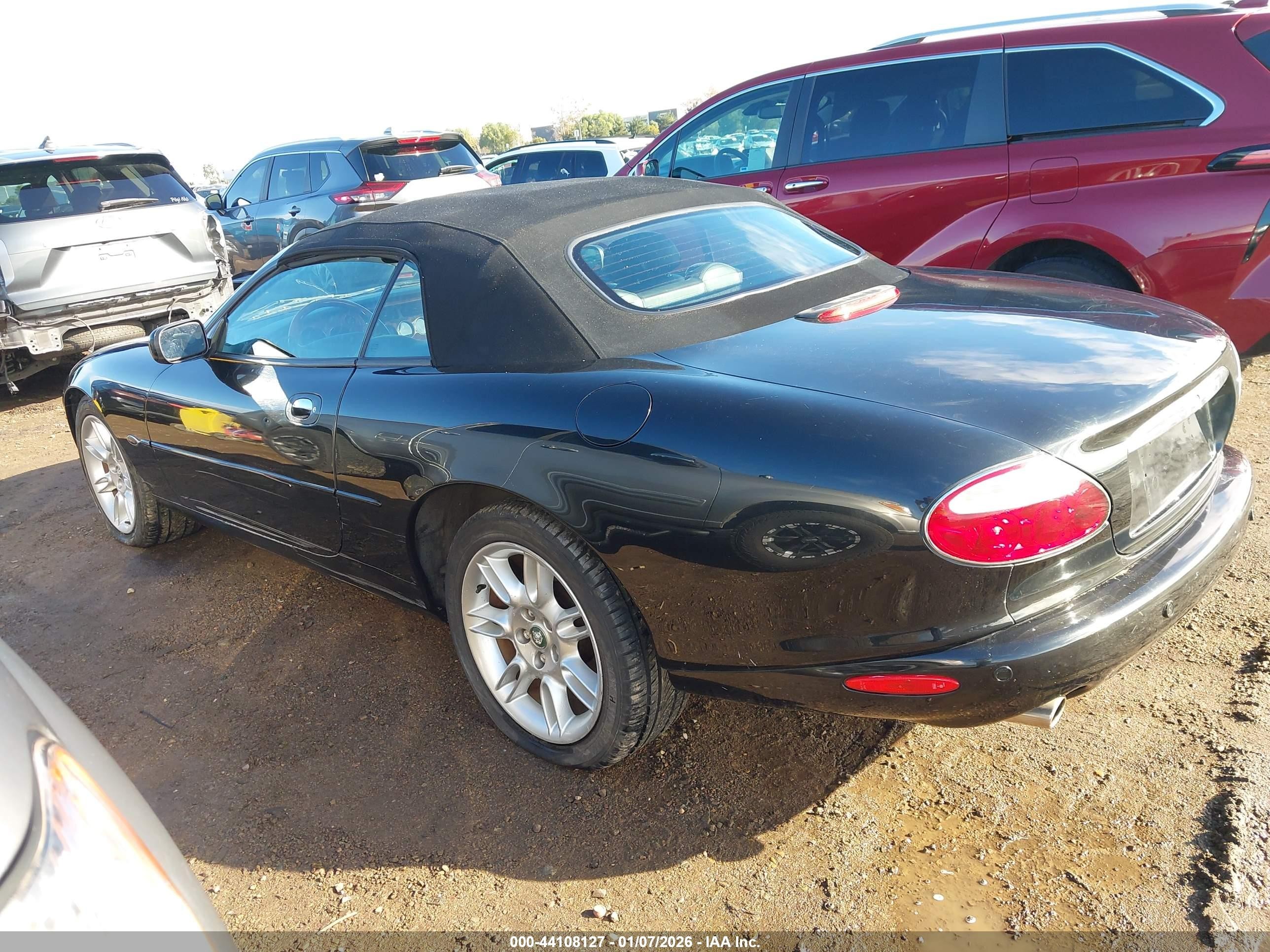 2002 Jaguar Xk8   Черный vin: SAJDA42C22NA26736