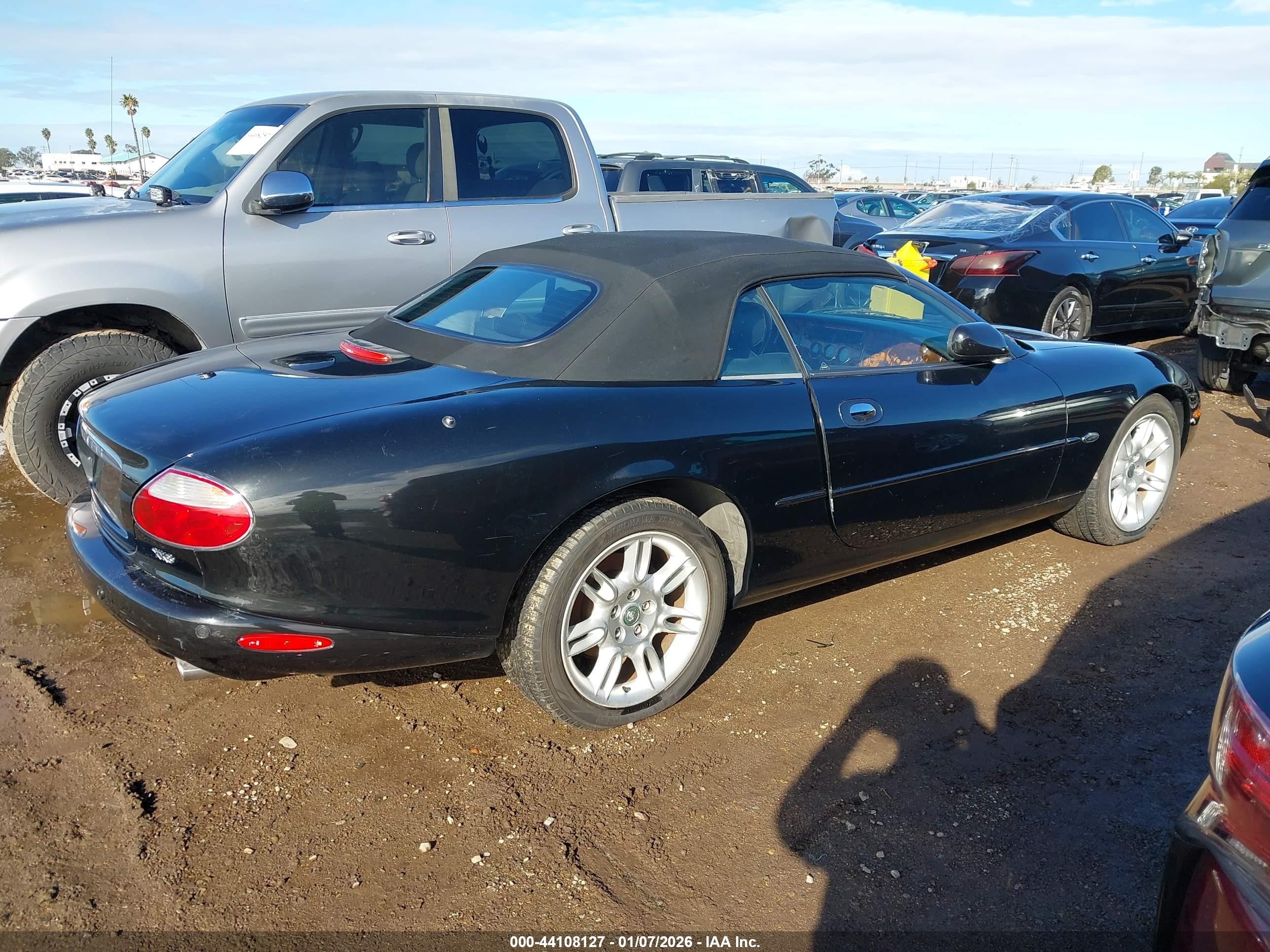 2002 Jaguar Xk8   Черный vin: SAJDA42C22NA26736
