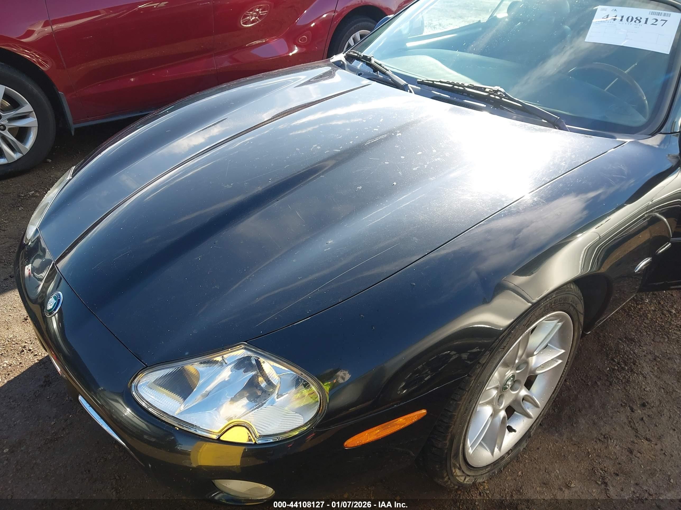 2002 Jaguar Xk8   Черный vin: SAJDA42C22NA26736