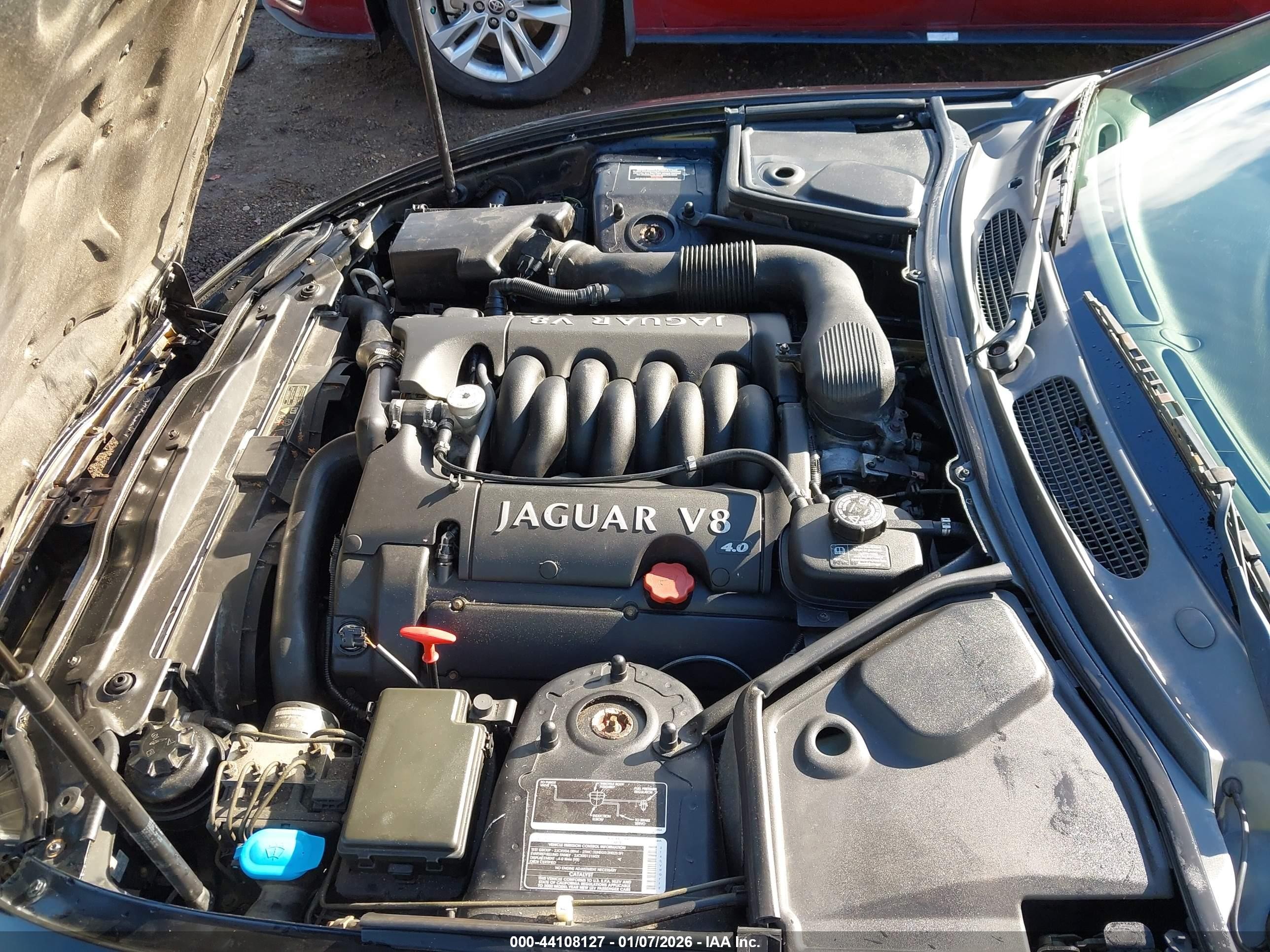 2002 Jaguar Xk8   Черный vin: SAJDA42C22NA26736