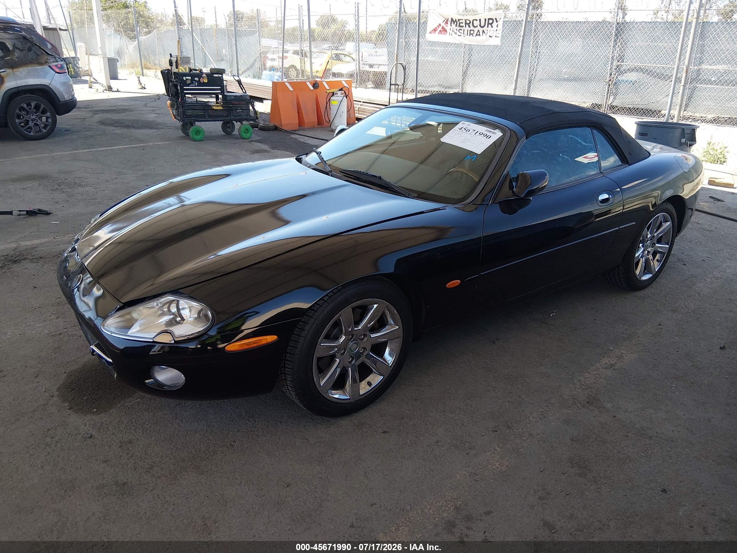 2003 Jaguar Xk8 Черный vin: SAJDA42C232A35357