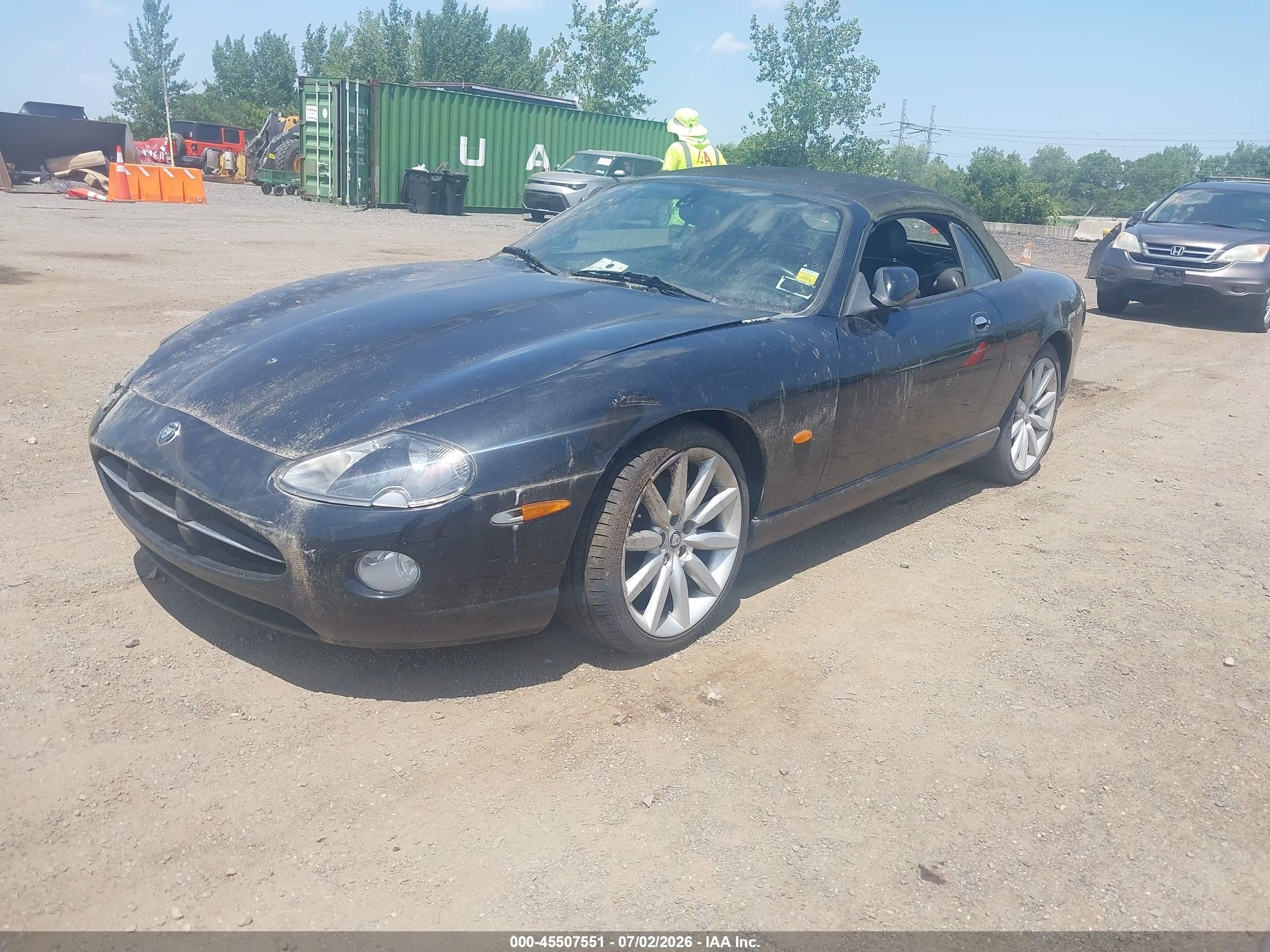 2006 Jaguar Xk8   Черный vin: SAJDA42C262A45150
