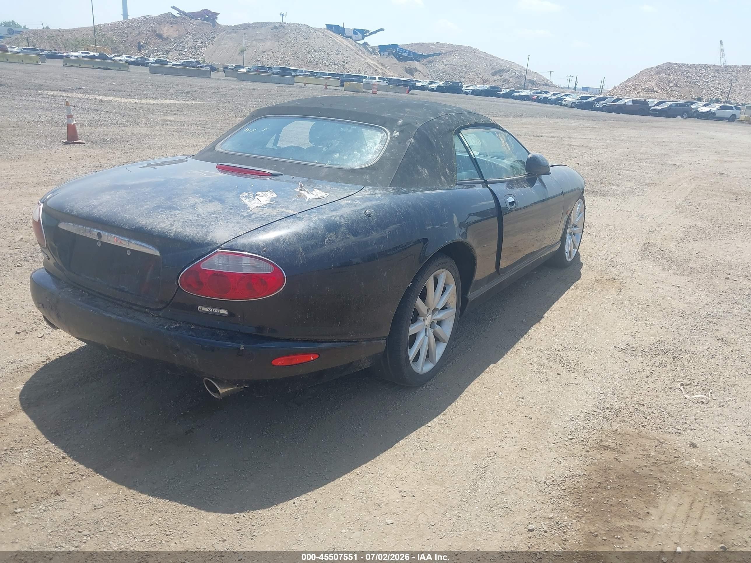 2006 Jaguar Xk8   Черный vin: SAJDA42C262A45150