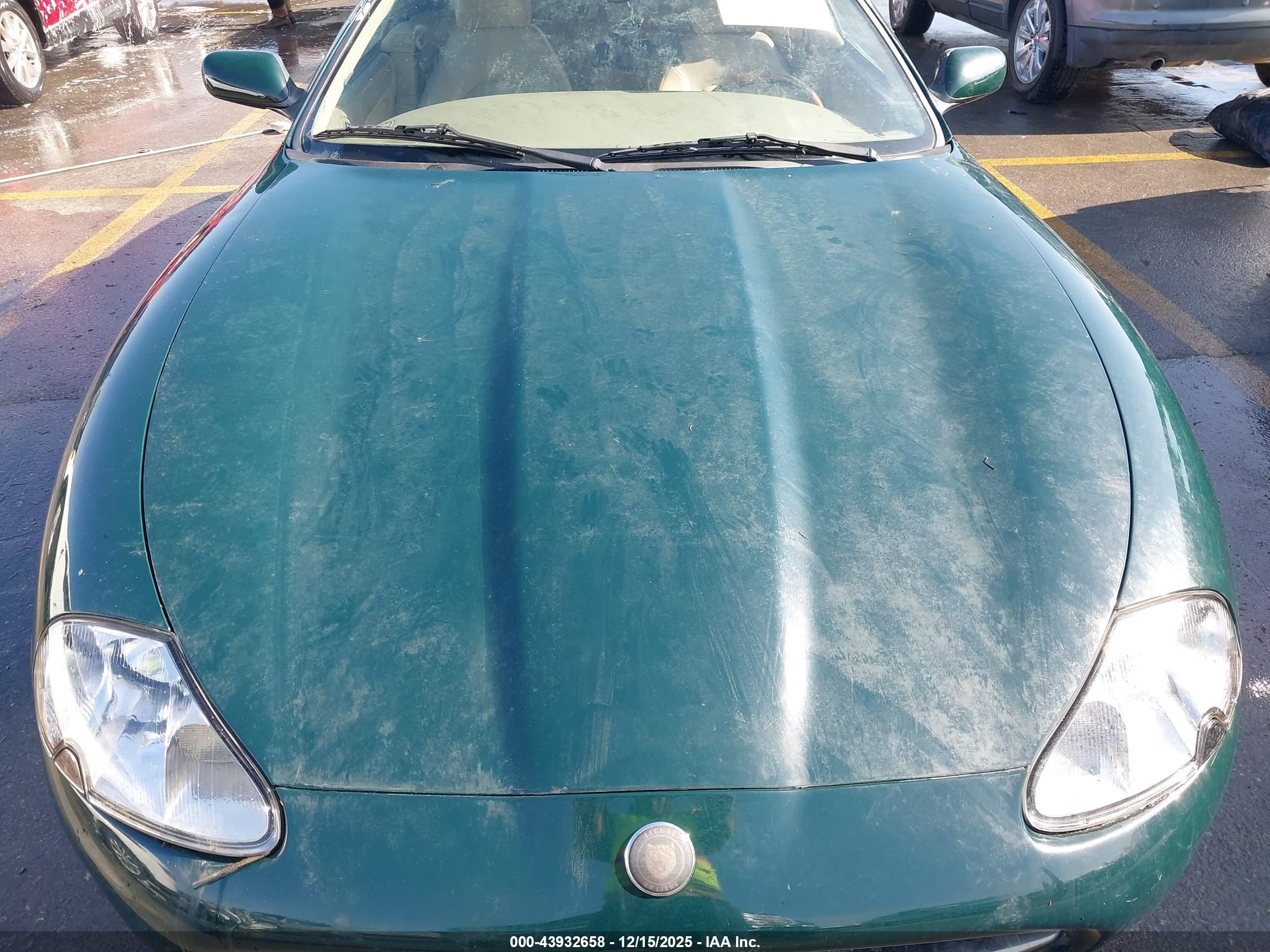 2002 Jaguar Xk8   Green vin: SAJDA42C32NA29323