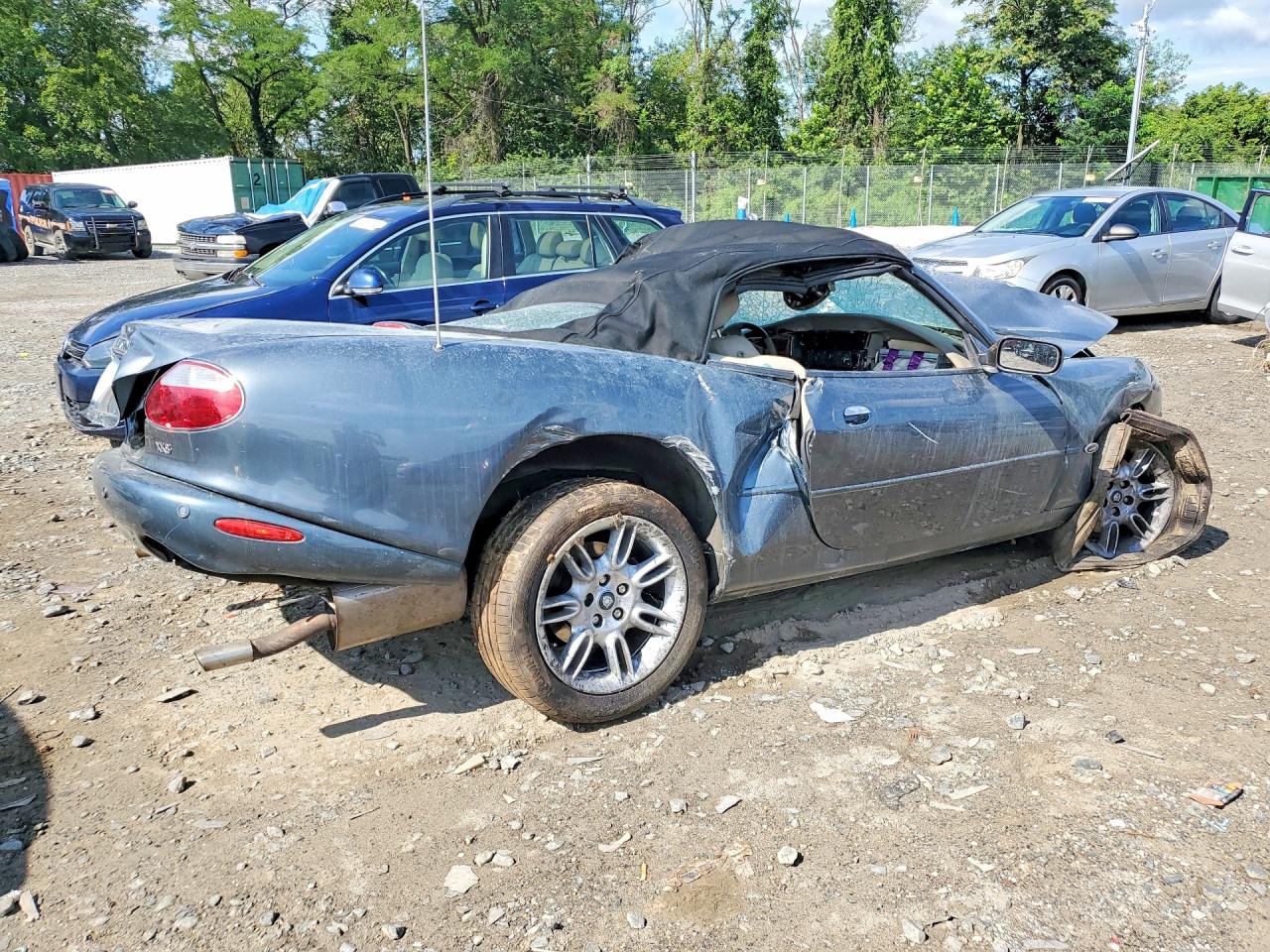 2001 Jaguar Xk8 Blue vin: SAJDA42C51NA21481
