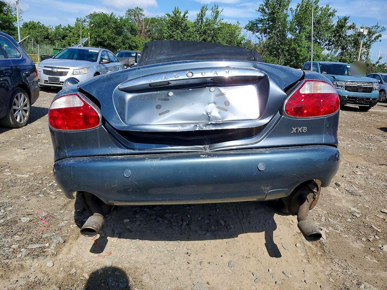 2001 Jaguar Xk8 Blue vin: SAJDA42C51NA21481