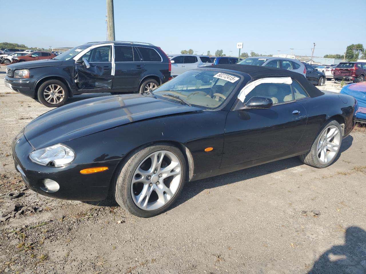 2004 Jaguar Xk8 Black vin: SAJDA42C542A37749