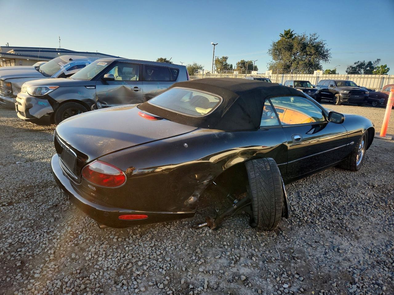 2002 Jaguar Xk8 Black vin: SAJDA42C62NA24245