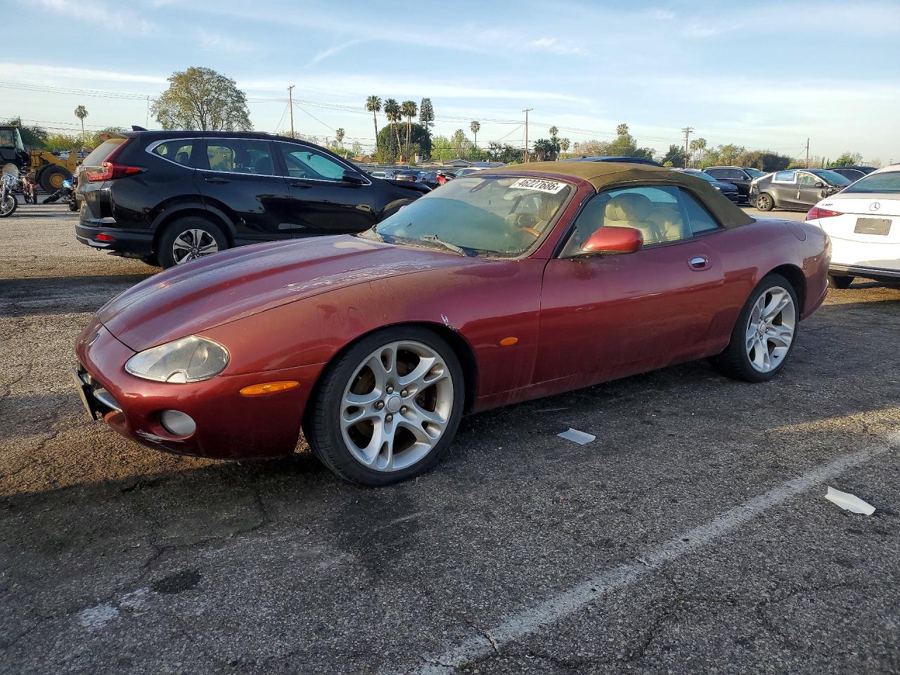 2004 Jaguar Xk8 Red vin: SAJDA42C642A37713