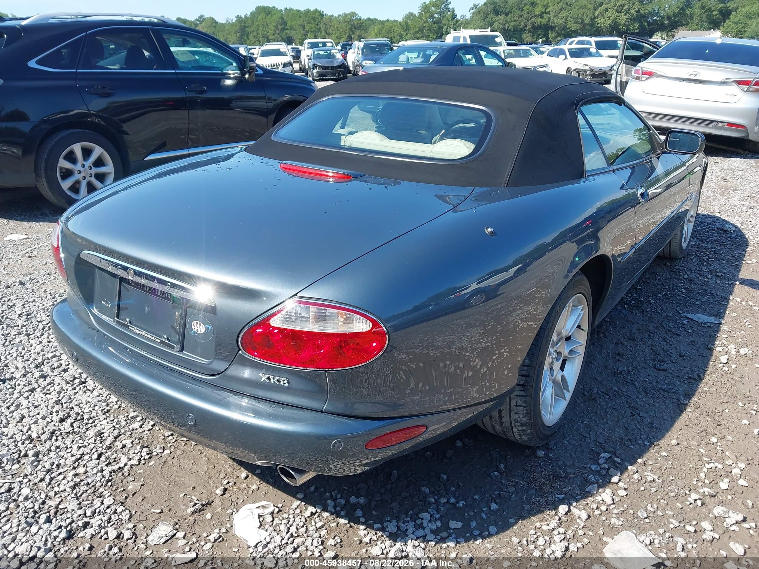 2001 Jaguar Xk8   Gray vin: SAJDA42C71NA16511