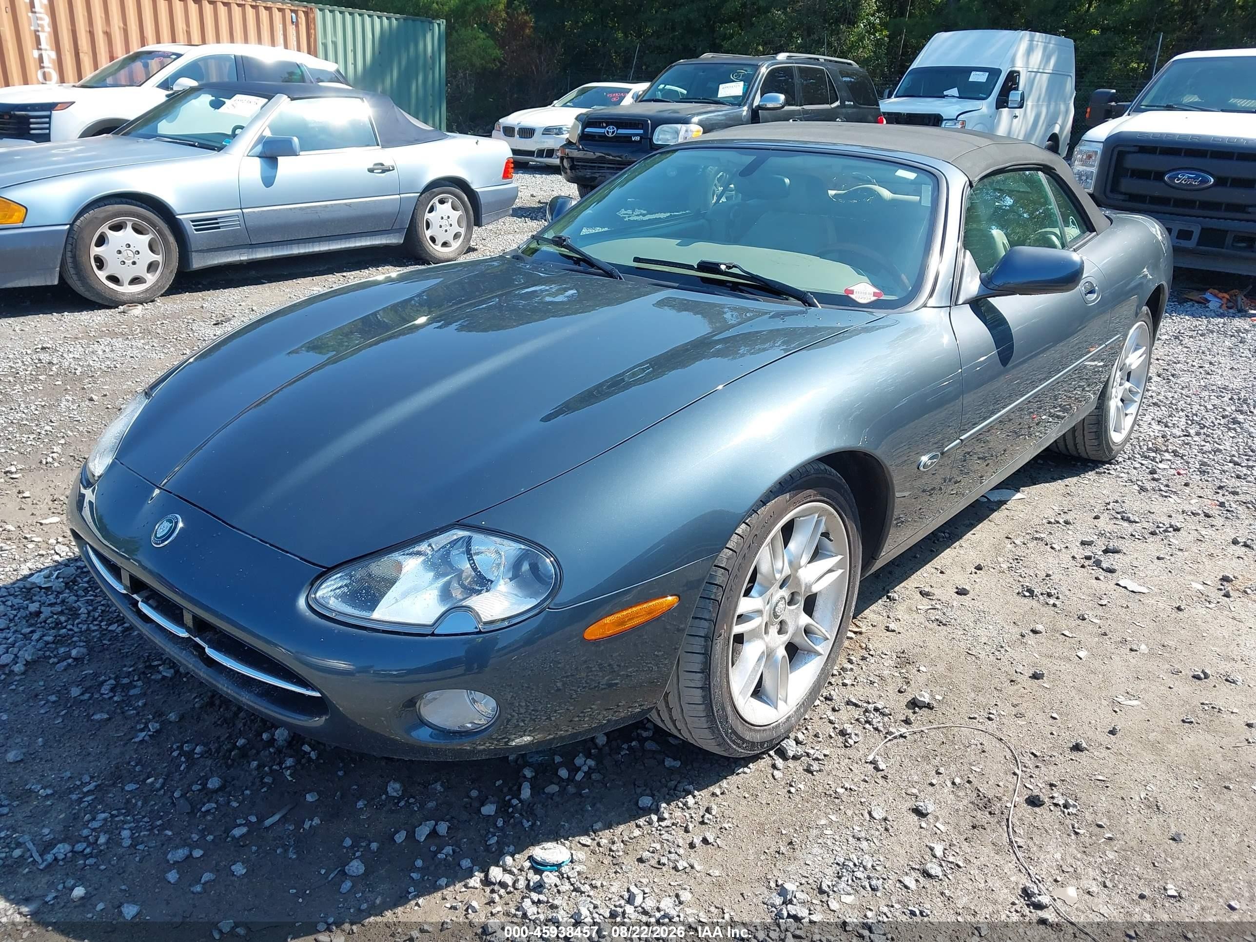 2001 Jaguar Xk8   Gray vin: SAJDA42C71NA16511