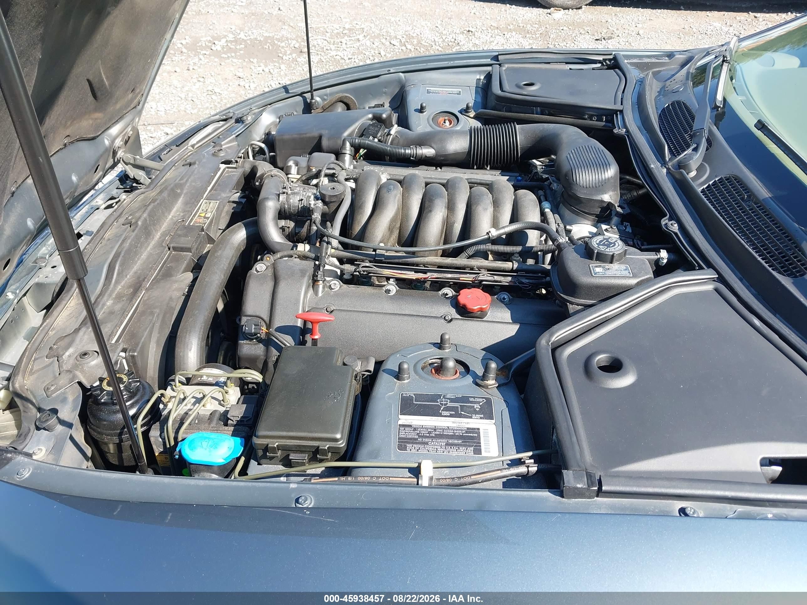 2001 Jaguar Xk8   Gray vin: SAJDA42C71NA16511
