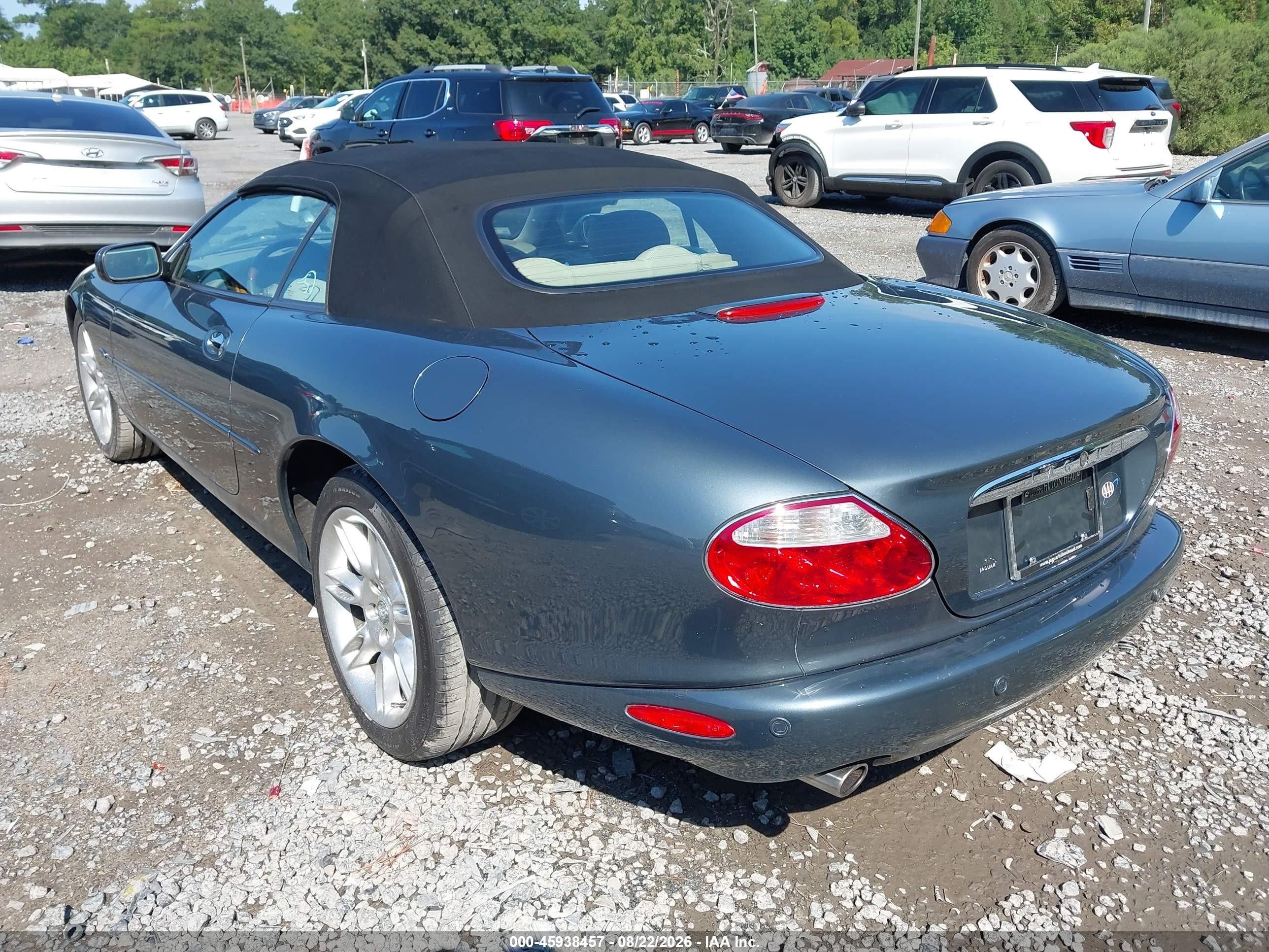 2001 Jaguar Xk8   Gray vin: SAJDA42C71NA16511