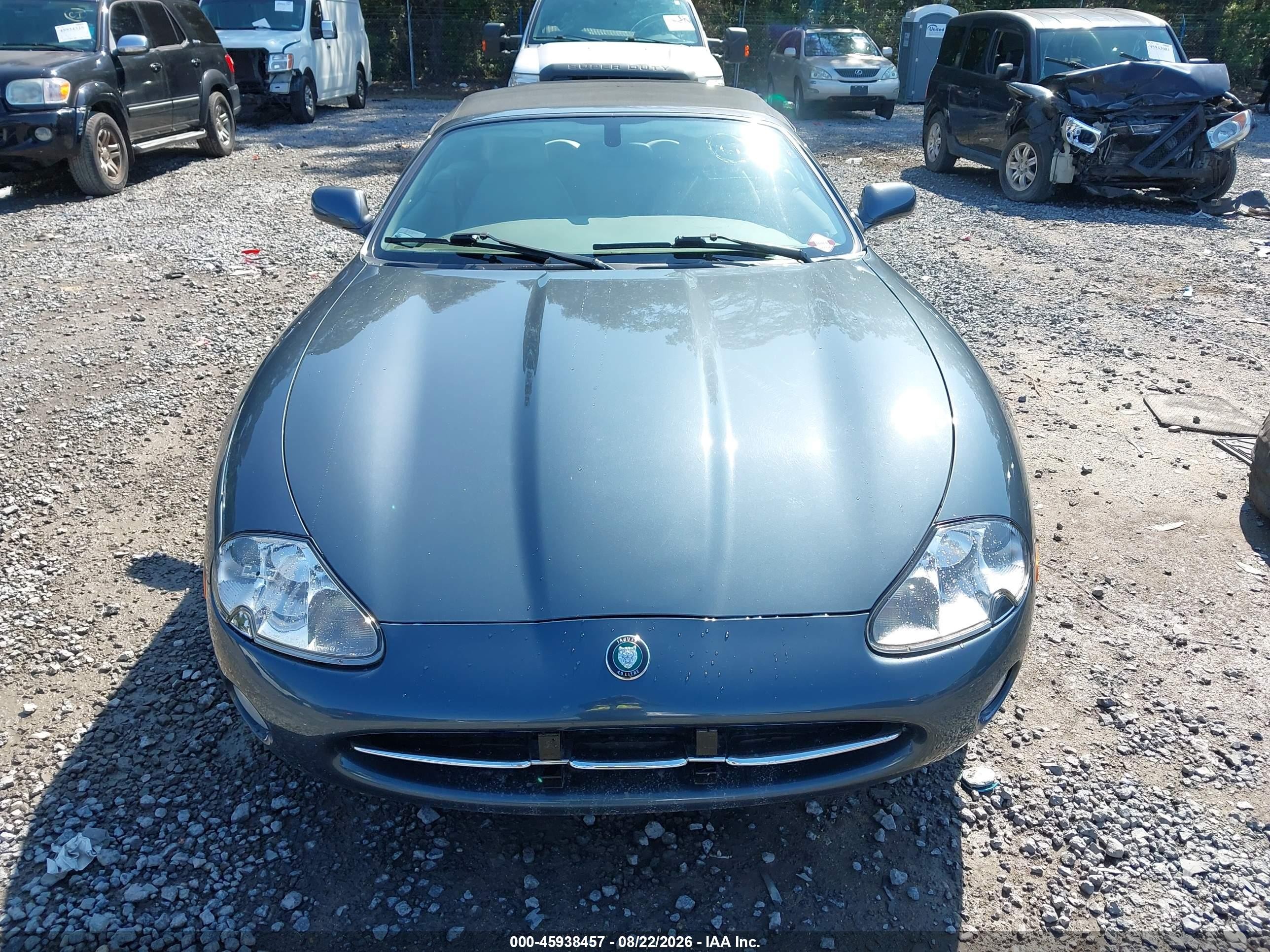 2001 Jaguar Xk8   Gray vin: SAJDA42C71NA16511