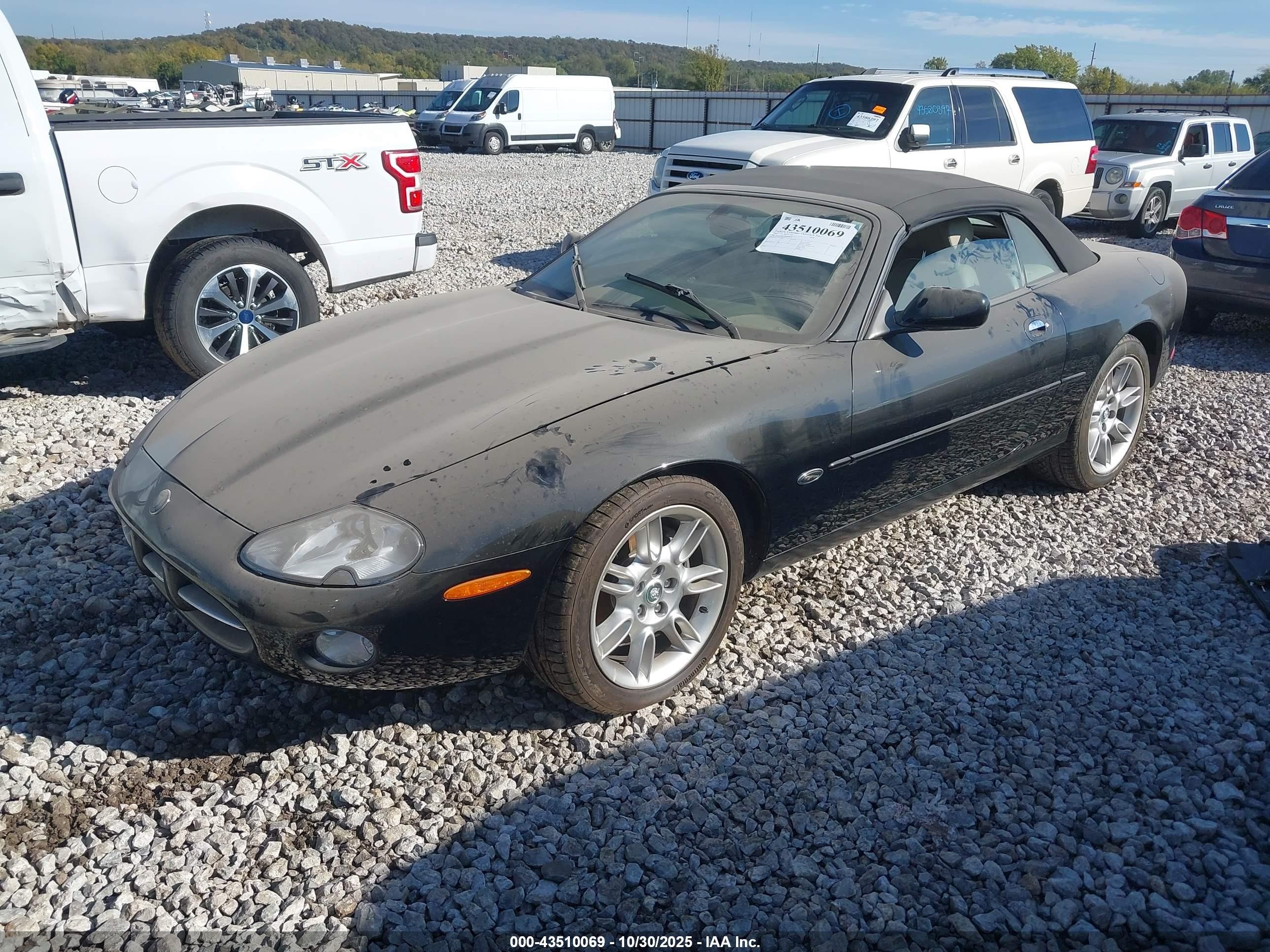 2002 Jaguar Xk8   Black vin: SAJDA42C72NA26652