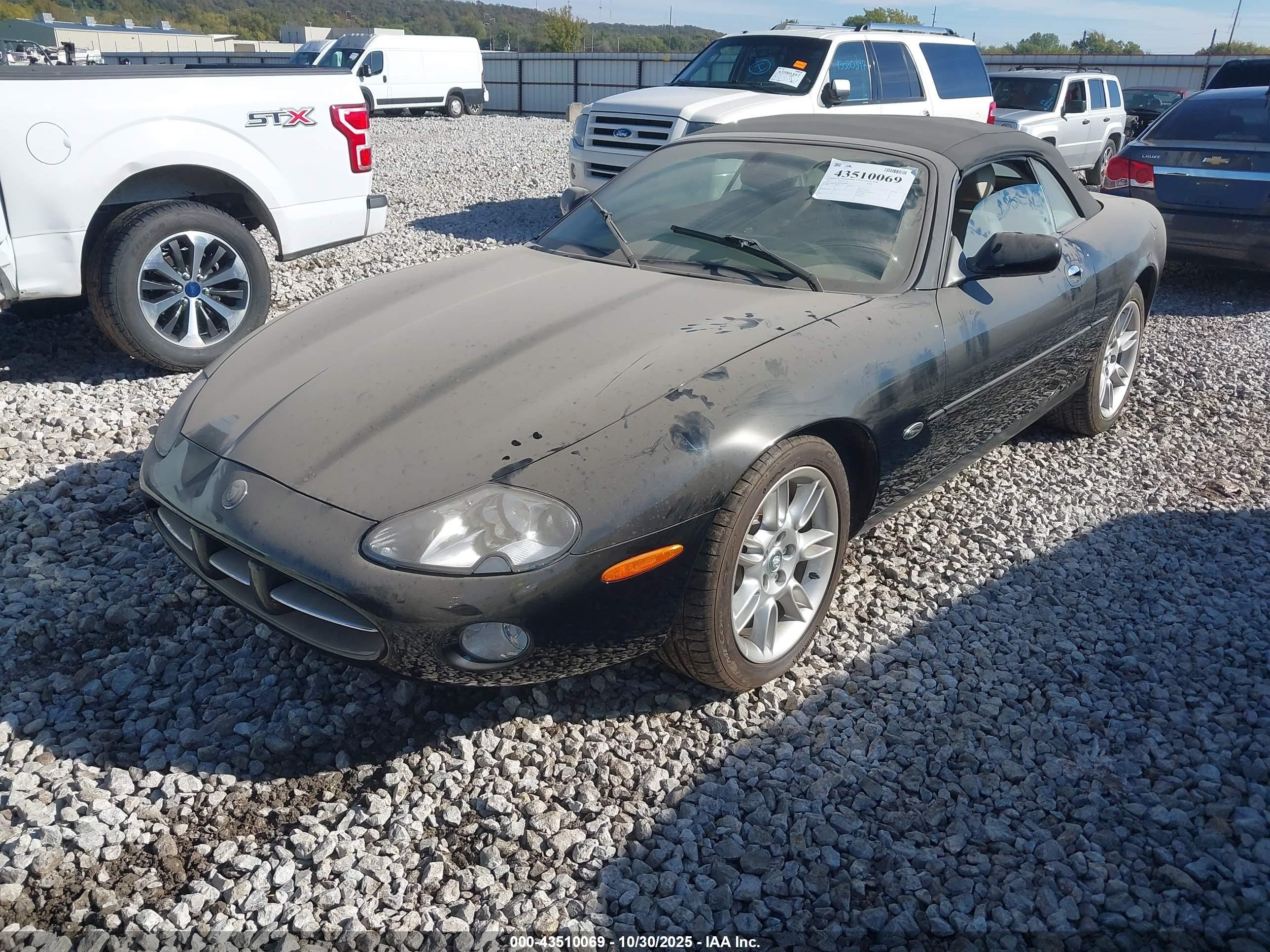2002 Jaguar Xk8   Black vin: SAJDA42C72NA26652