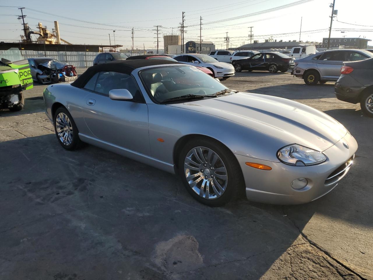 2005 Jaguar Xk8 Silver vin: SAJDA42C752A41240