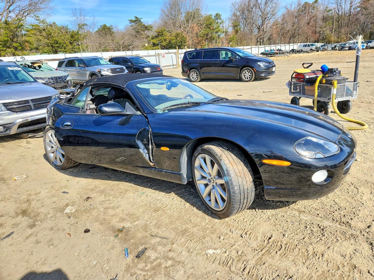 2005 Jaguar Xk8 Black vin: SAJDA42C852A43966