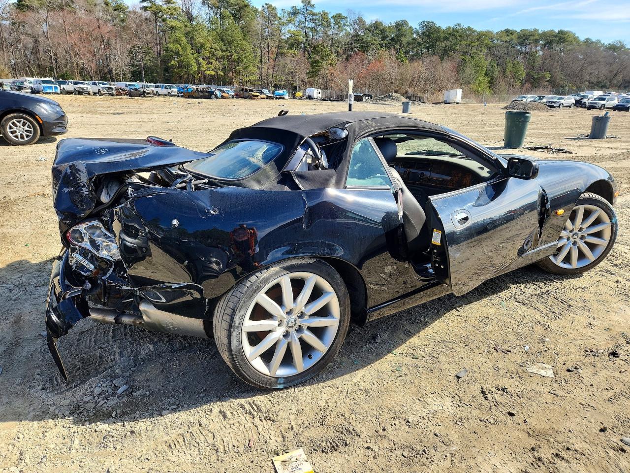 2005 Jaguar Xk8 Black vin: SAJDA42C852A43966