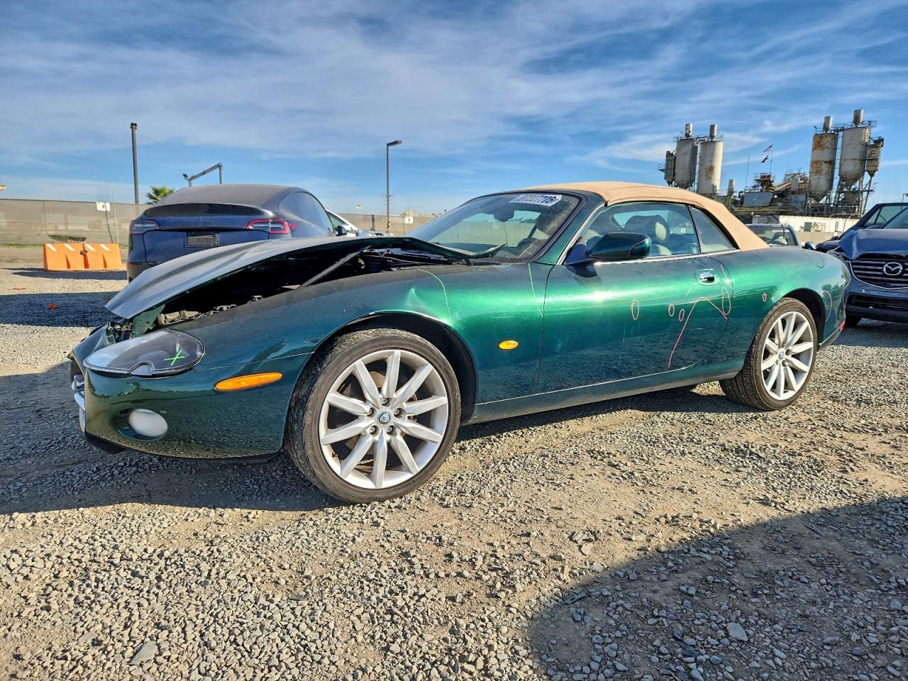 2004 Jaguar Xk8 Green vin: SAJDA42C942A39732