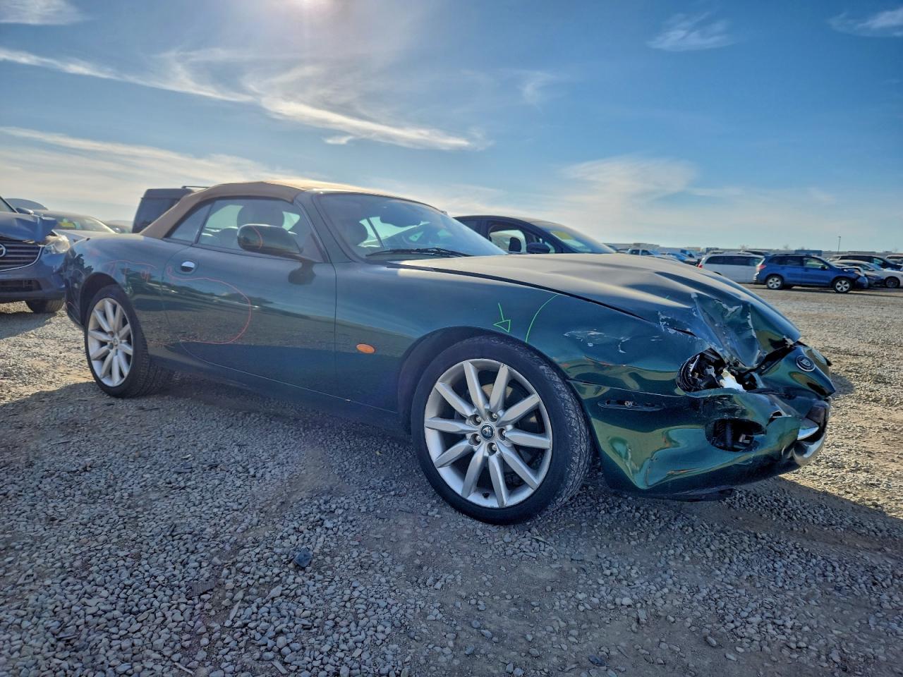 2004 Jaguar Xk8 Green vin: SAJDA42C942A39732