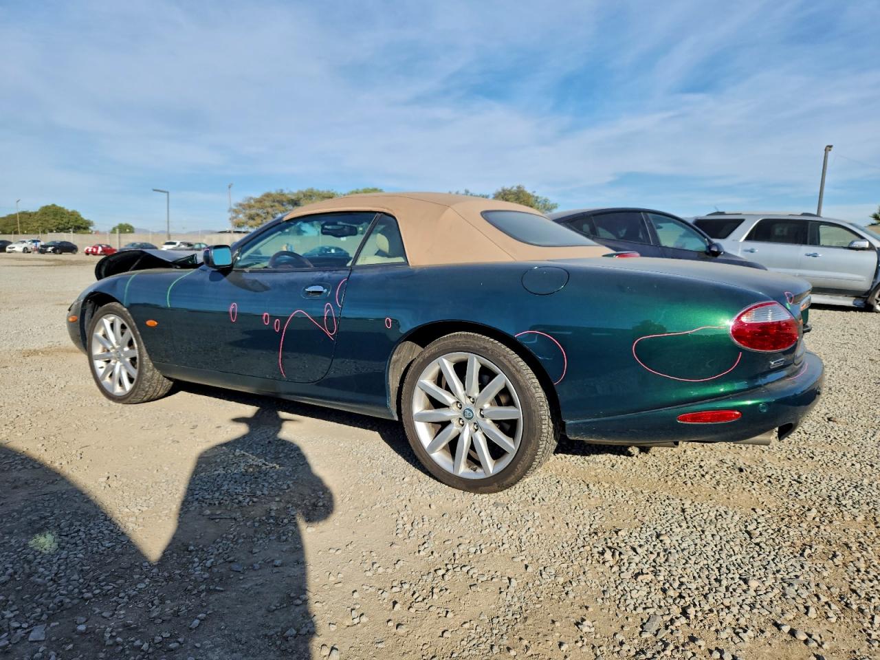 2004 Jaguar Xk8 Green vin: SAJDA42C942A39732