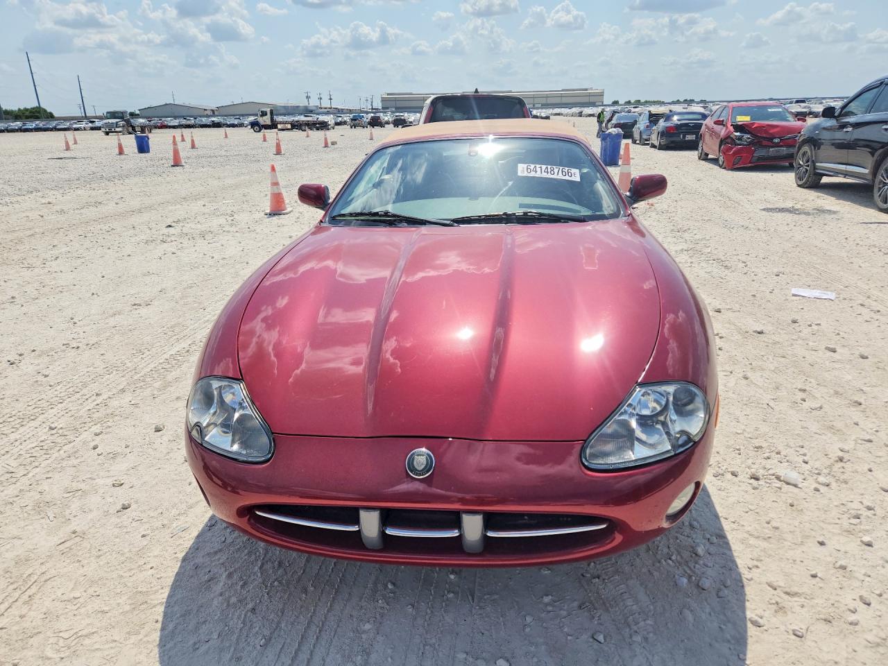 2002 Jaguar Xk8 Burgundy vin: SAJDA42CX2NA24037