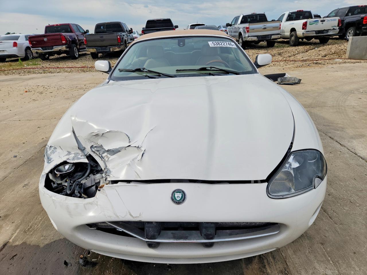 2006 Jaguar Xk8 White vin: SAJDA42CX62A45655