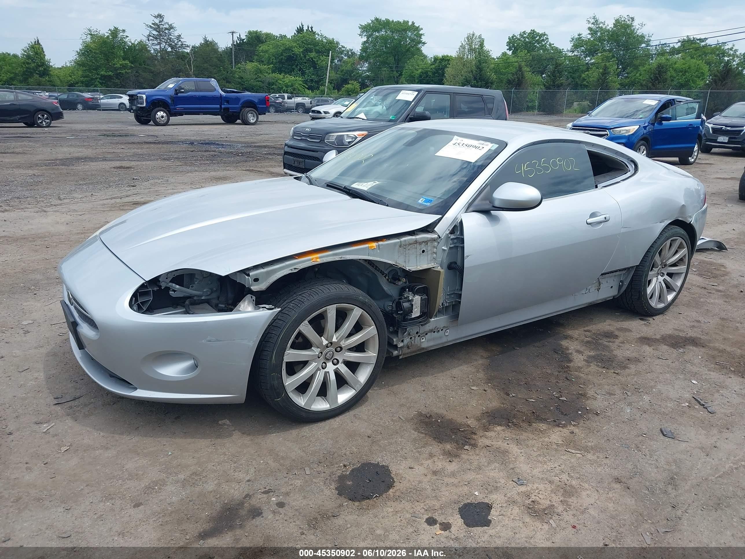2007 Jaguar Xk   Silver vin: SAJDA43B375B00193