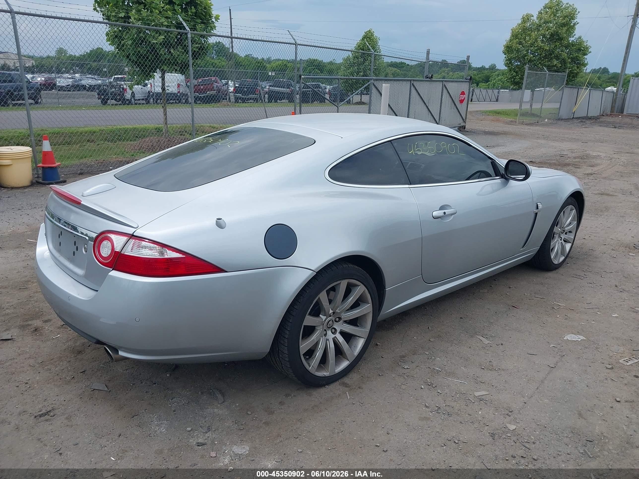 2007 Jaguar Xk   Silver vin: SAJDA43B375B00193
