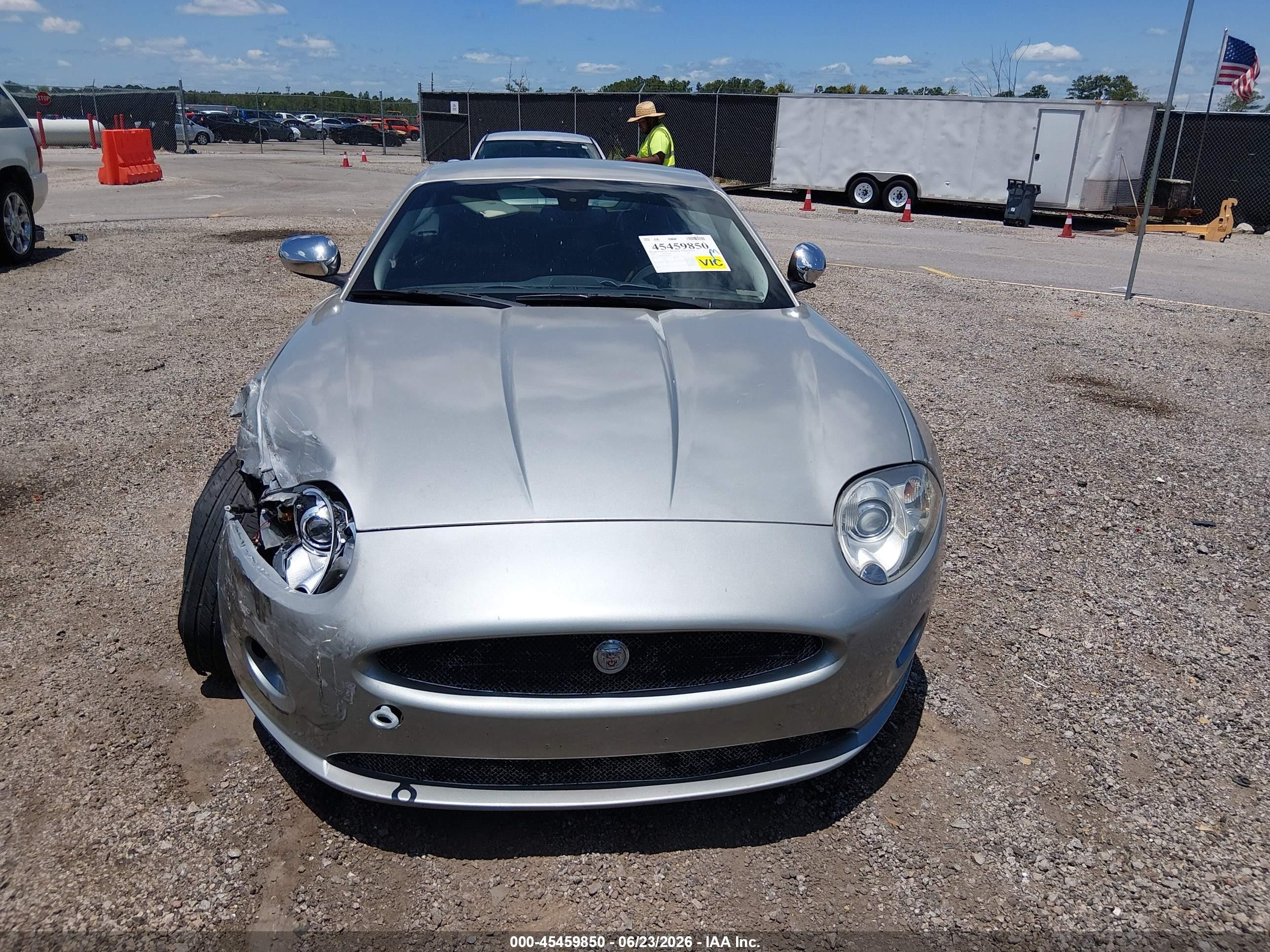 2007 Jaguar Xk   Gray vin: SAJDA43B375B05362