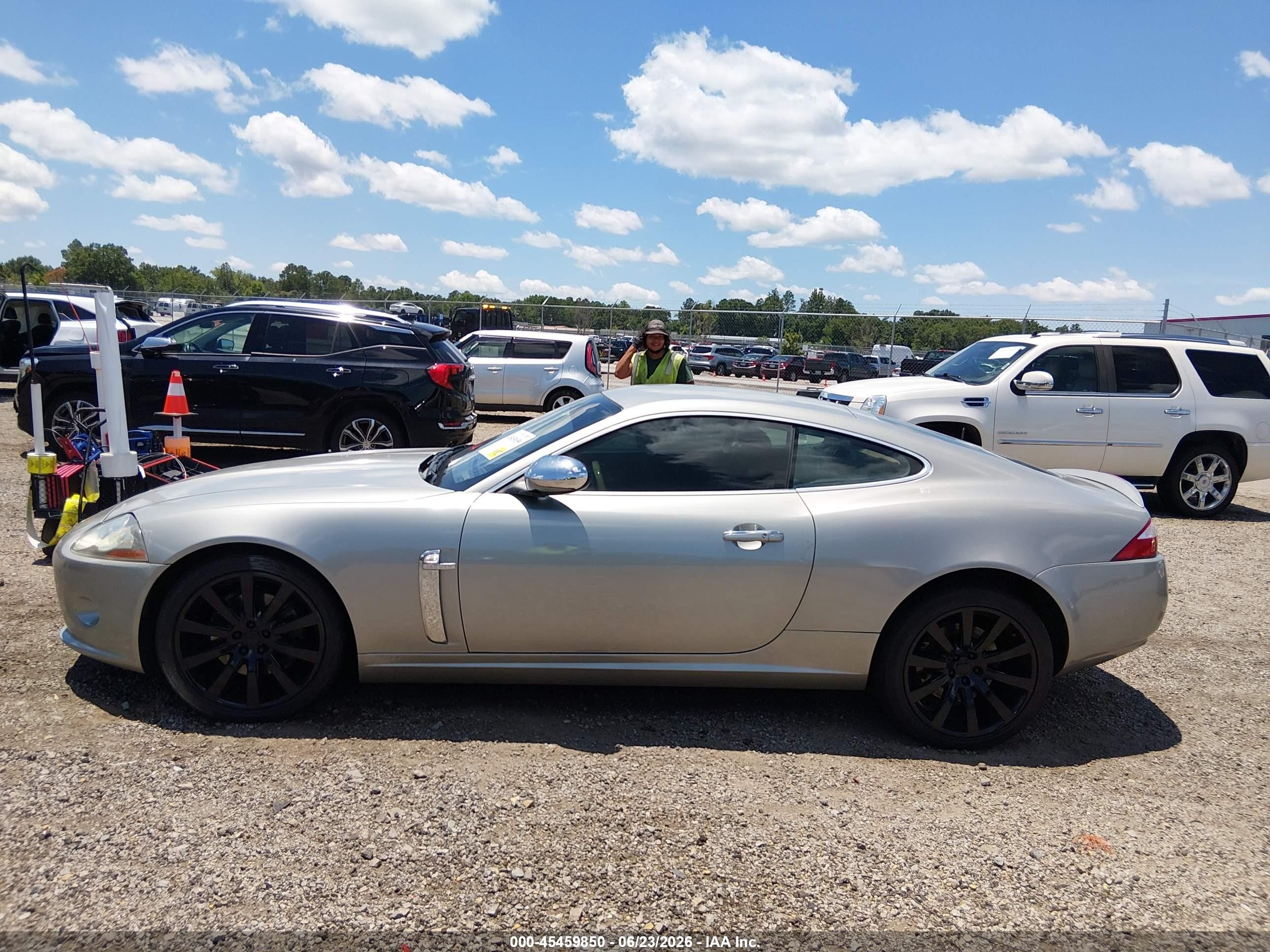 2007 Jaguar Xk   Gray vin: SAJDA43B375B05362