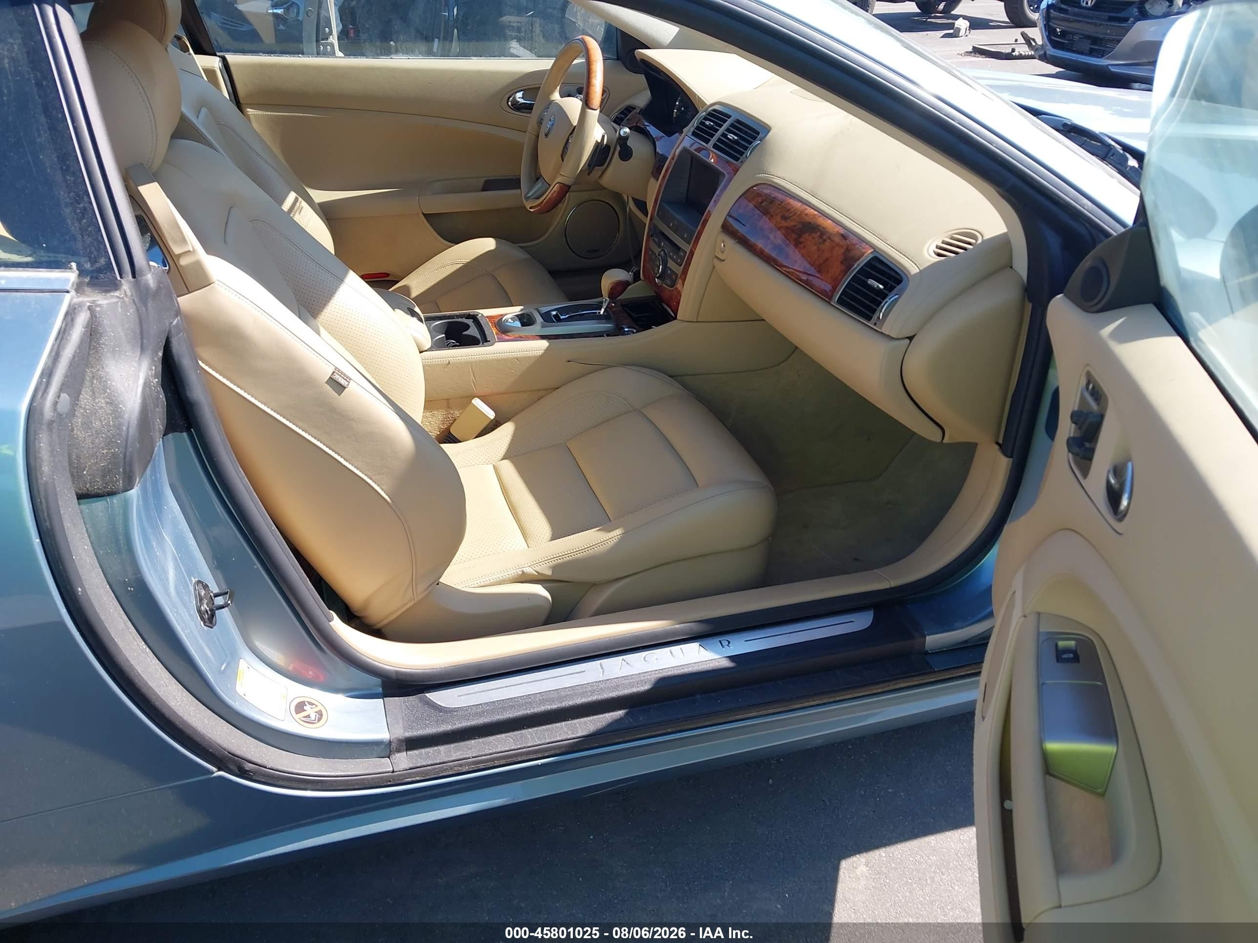2007 Jaguar Xk   Blue vin: SAJDA44B675B03362