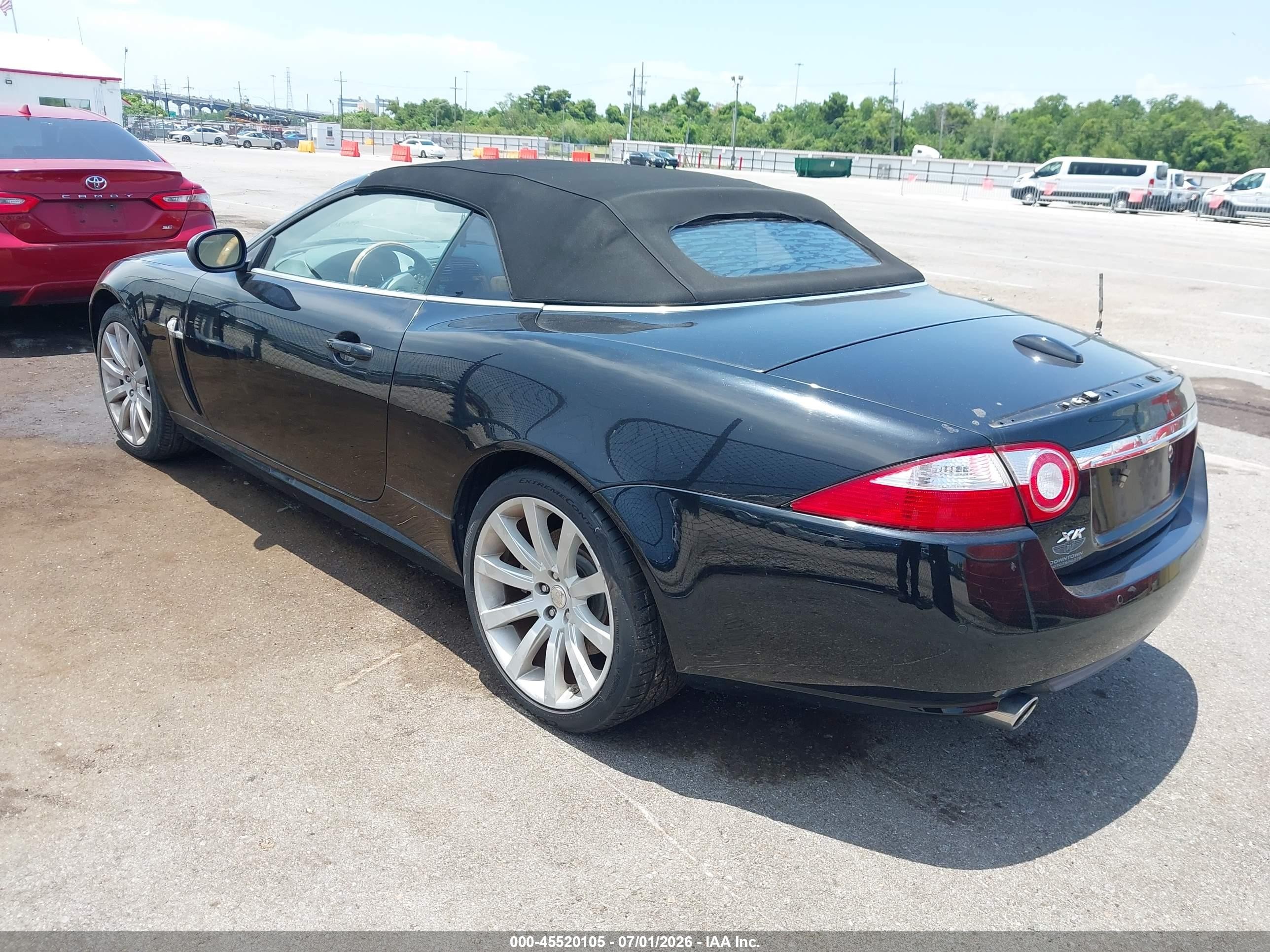 2007 Jaguar Xk   Black vin: SAJDA44B675B06228