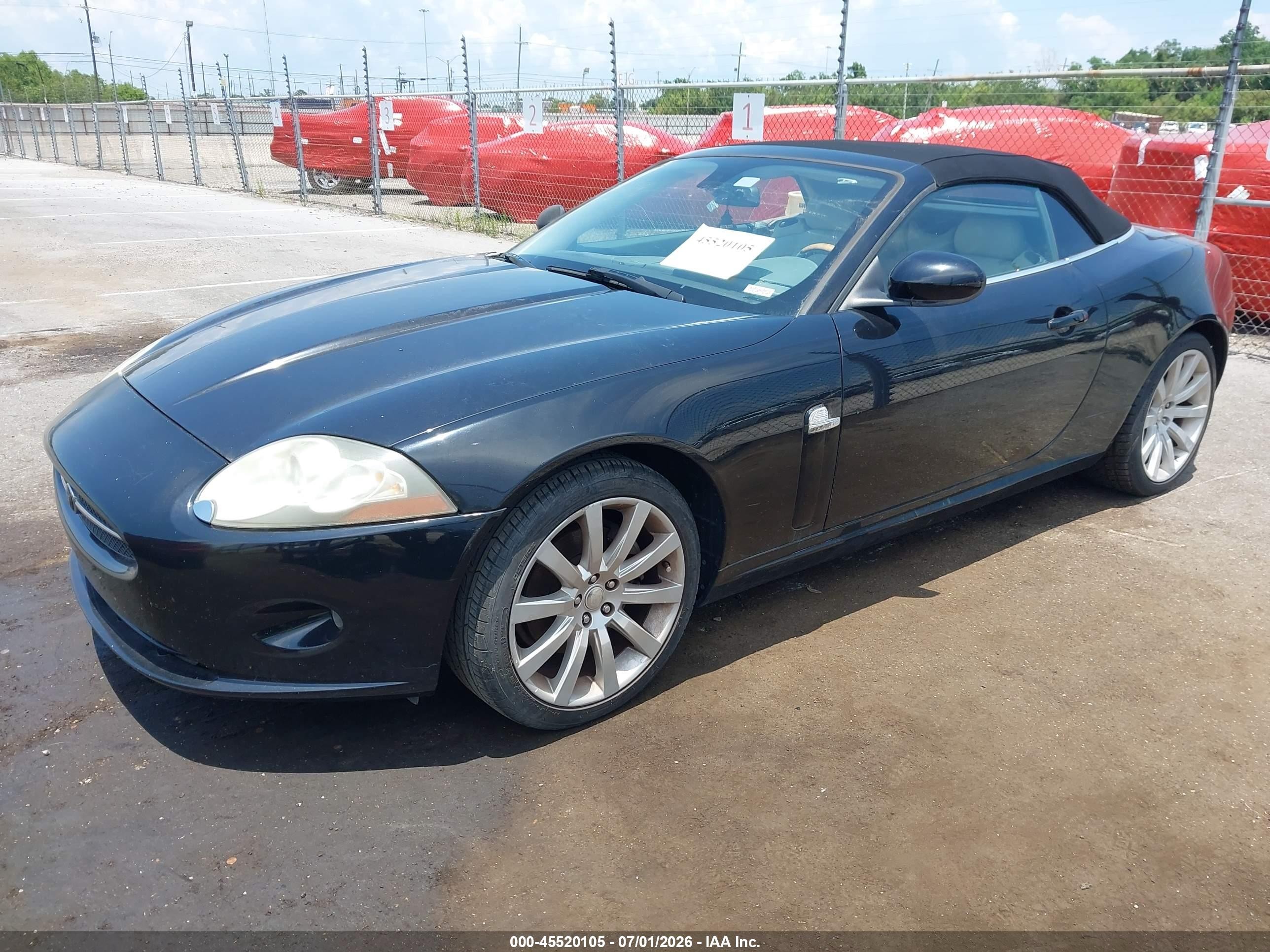2007 Jaguar Xk   Black vin: SAJDA44B675B06228