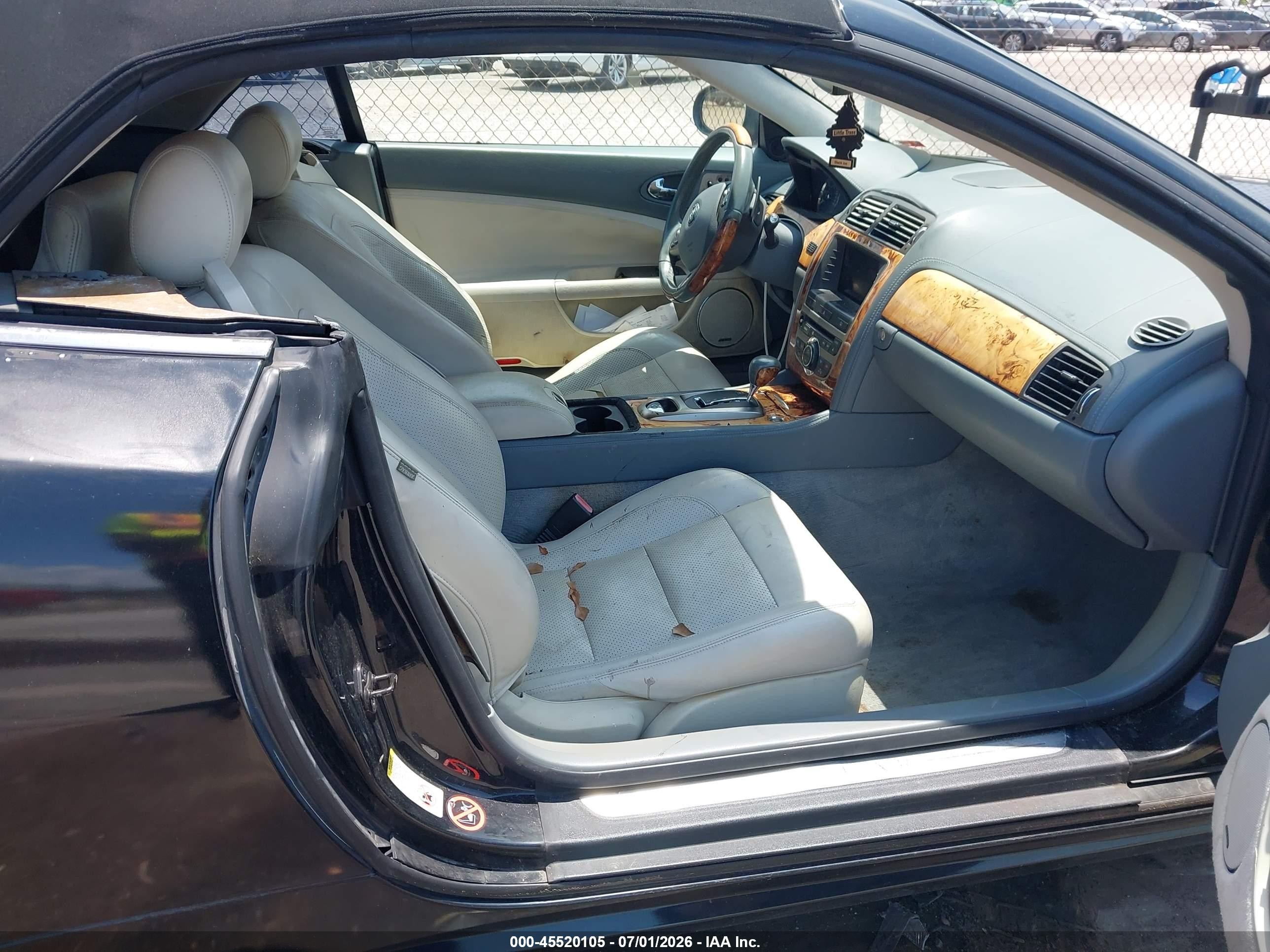 2007 Jaguar Xk   Black vin: SAJDA44B675B06228
