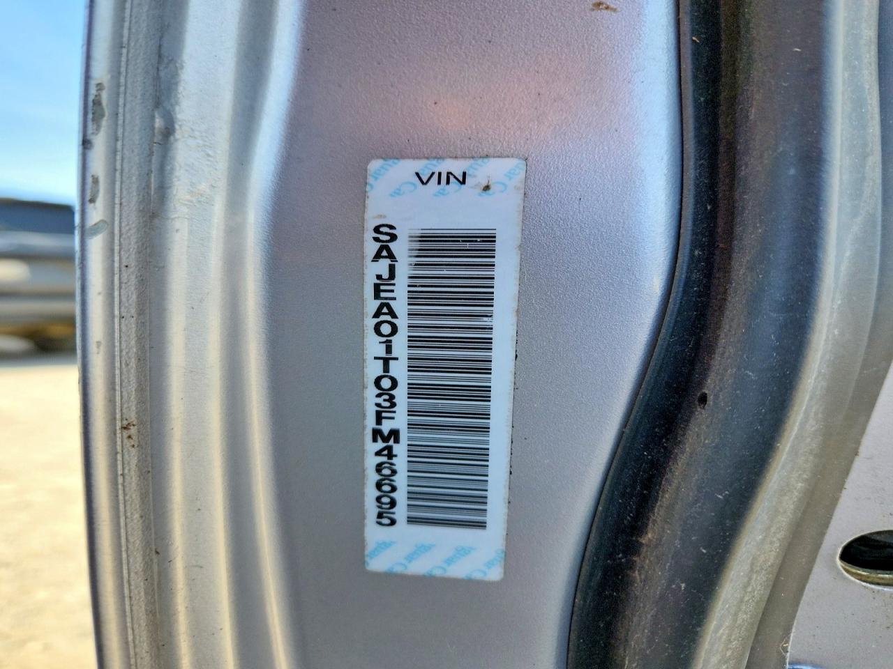 2003 Jaguar S-type Silver vin: SAJEA01T03FM46695