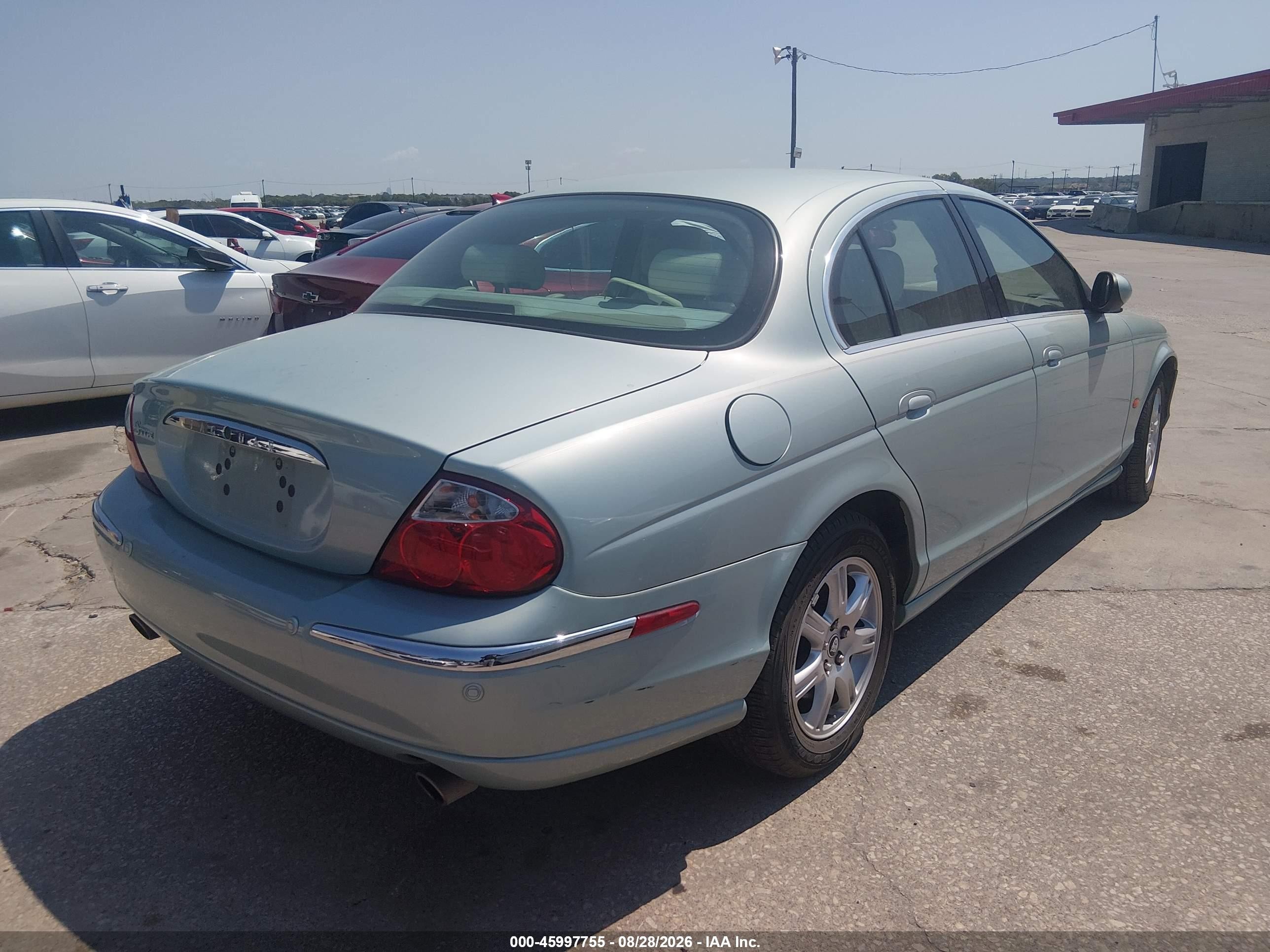 2003 Jaguar S-type 3.0l V6 Light Blue vin: SAJEA01T03FM80488