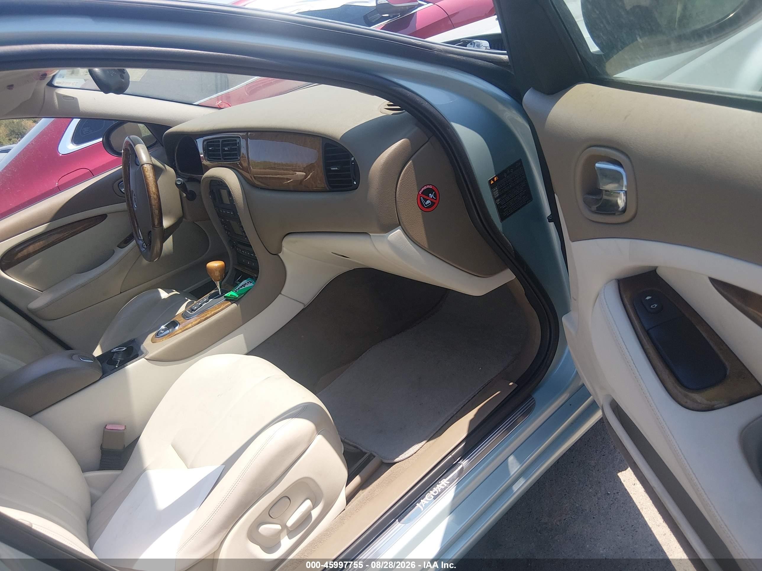 2003 Jaguar S-type 3.0l V6 Light Blue vin: SAJEA01T03FM80488
