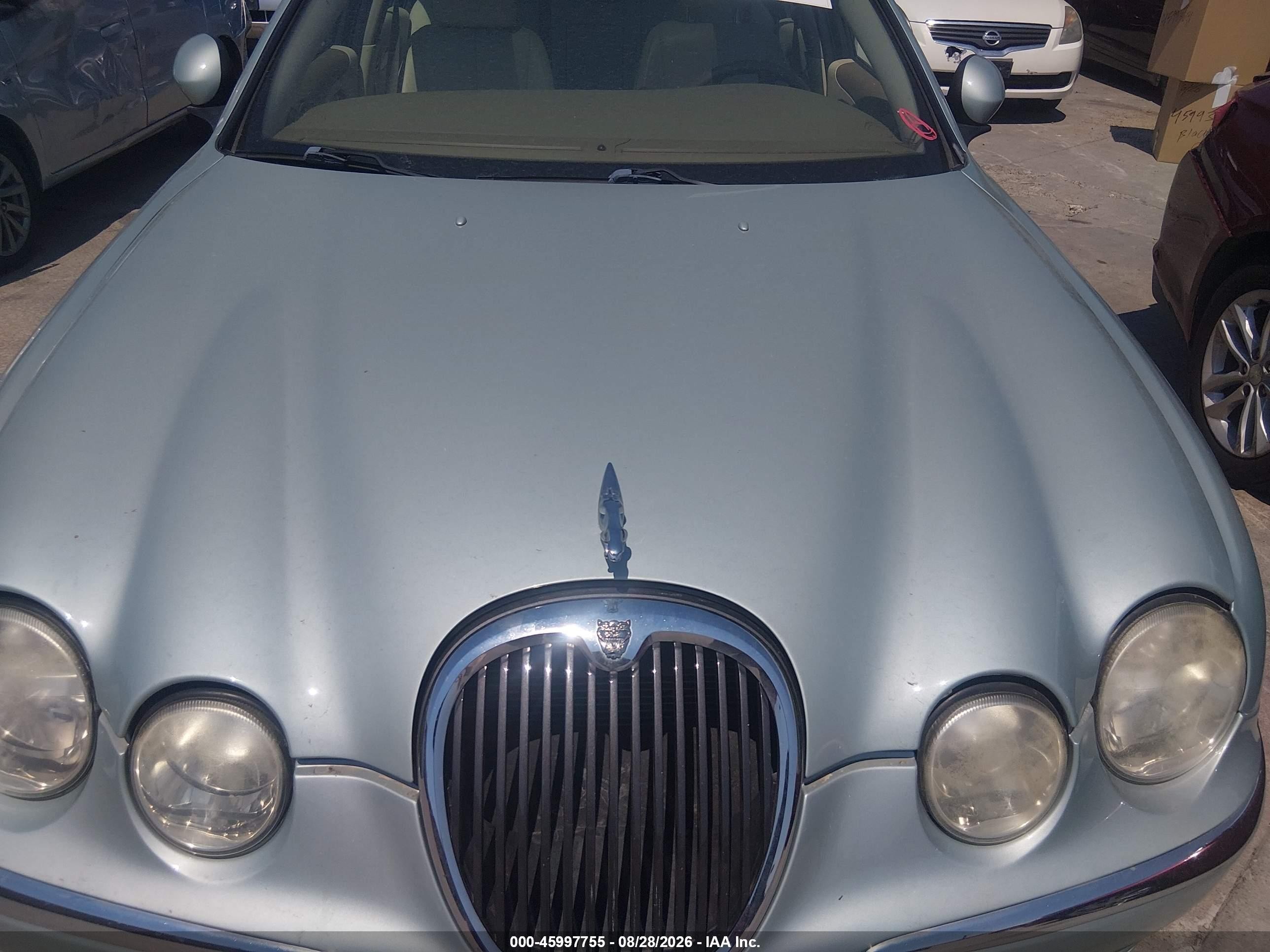 2003 Jaguar S-type 3.0l V6 Light Blue vin: SAJEA01T03FM80488