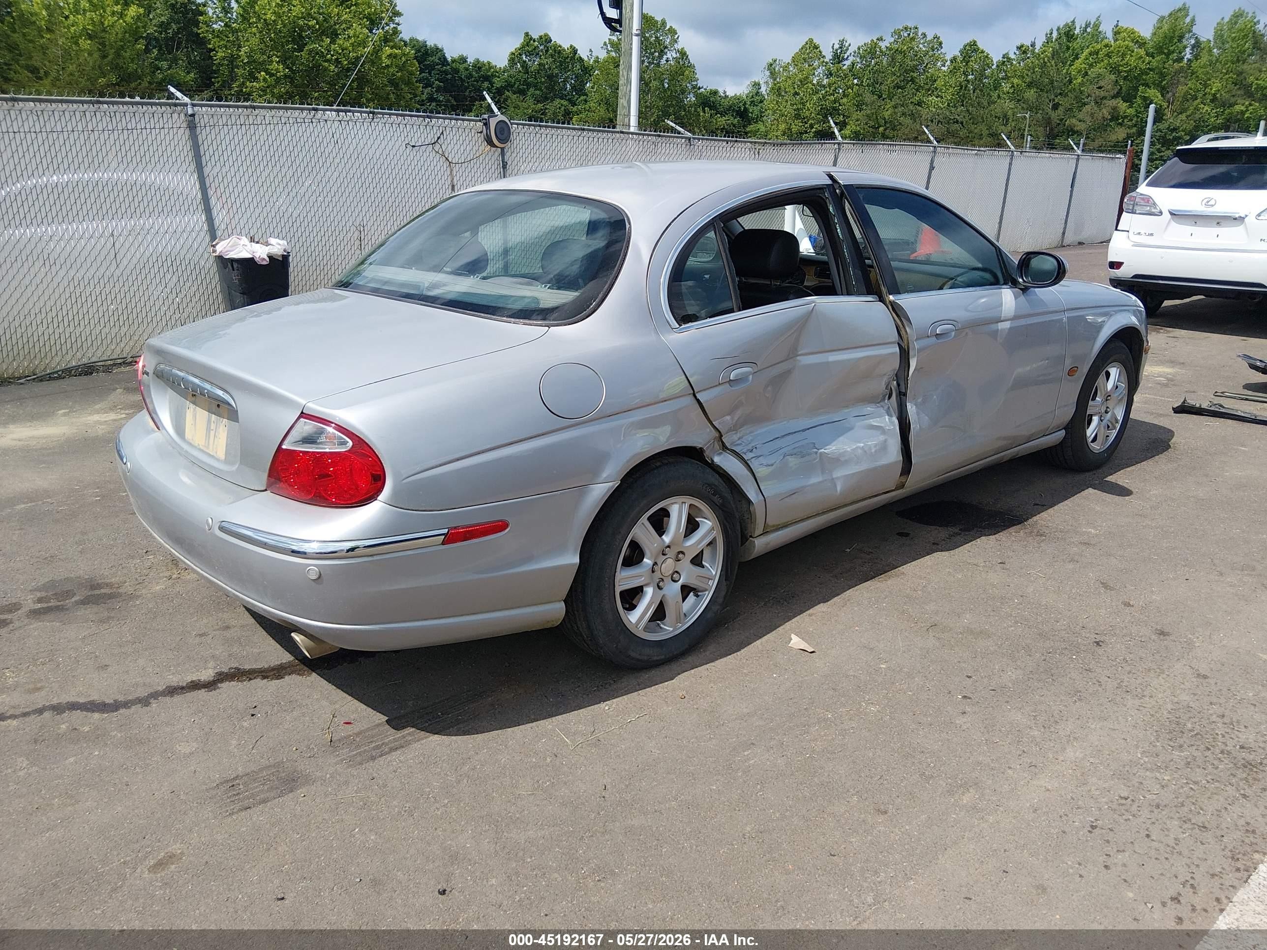 2003 Jaguar S-type 3.0l V6 Silver vin: SAJEA01T23FM68827