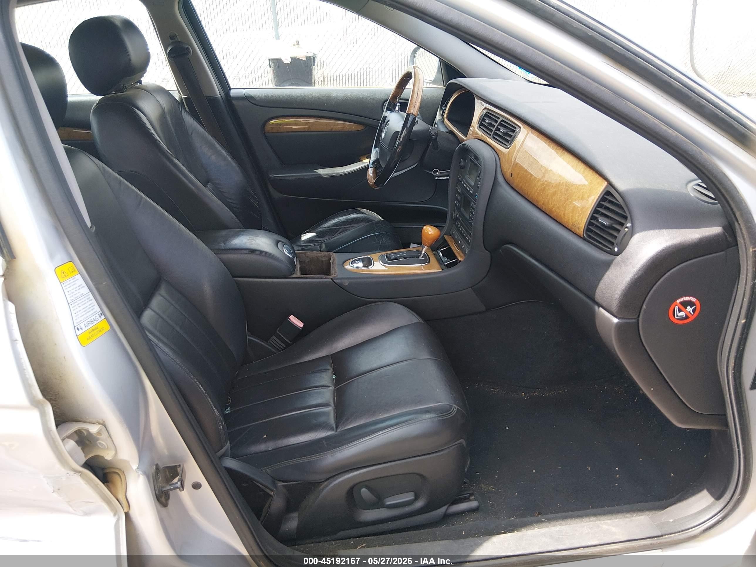 2003 Jaguar S-type 3.0l V6 Silver vin: SAJEA01T23FM68827